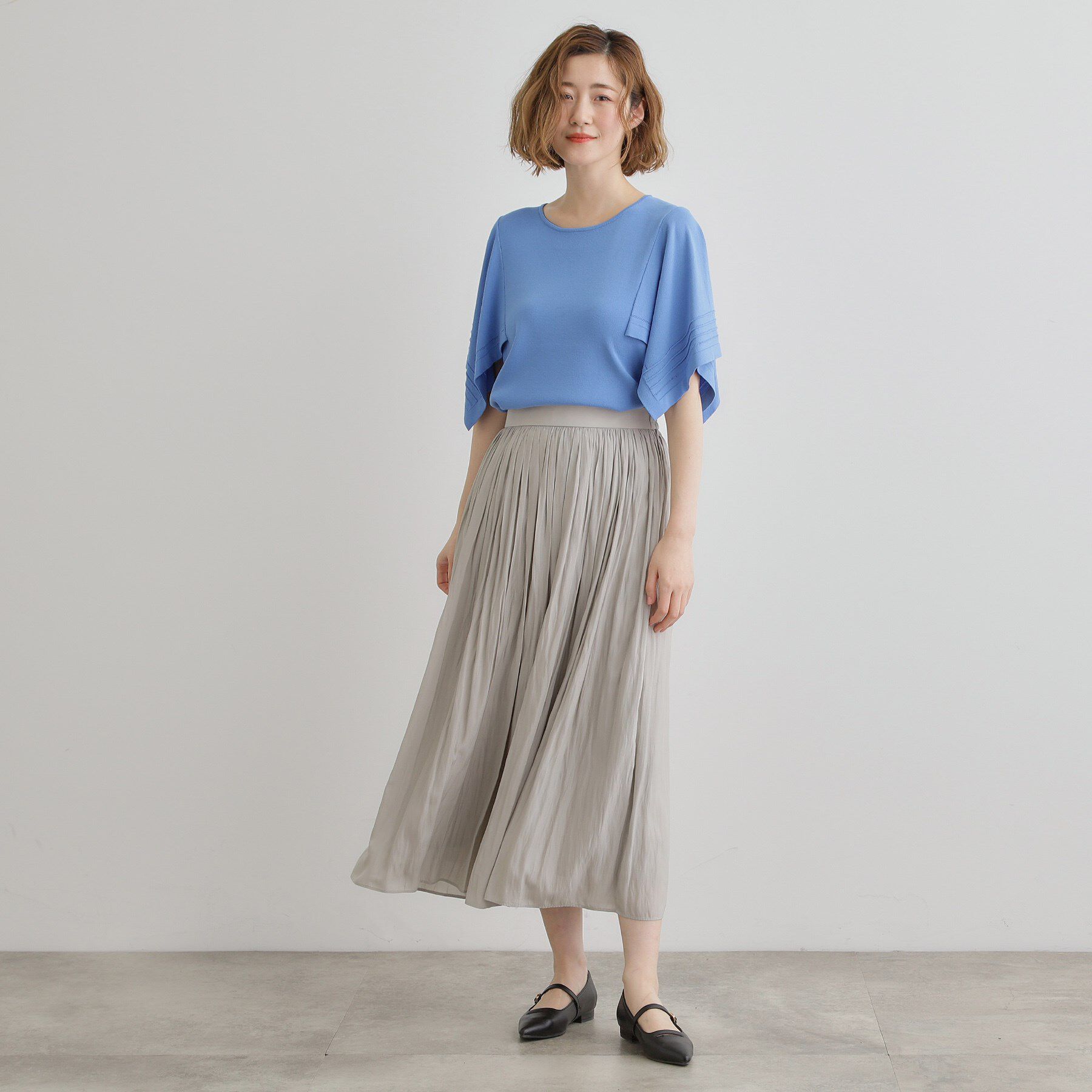 grove「ハンカチスリーブニットプルオーバー」|ニット・セーター|