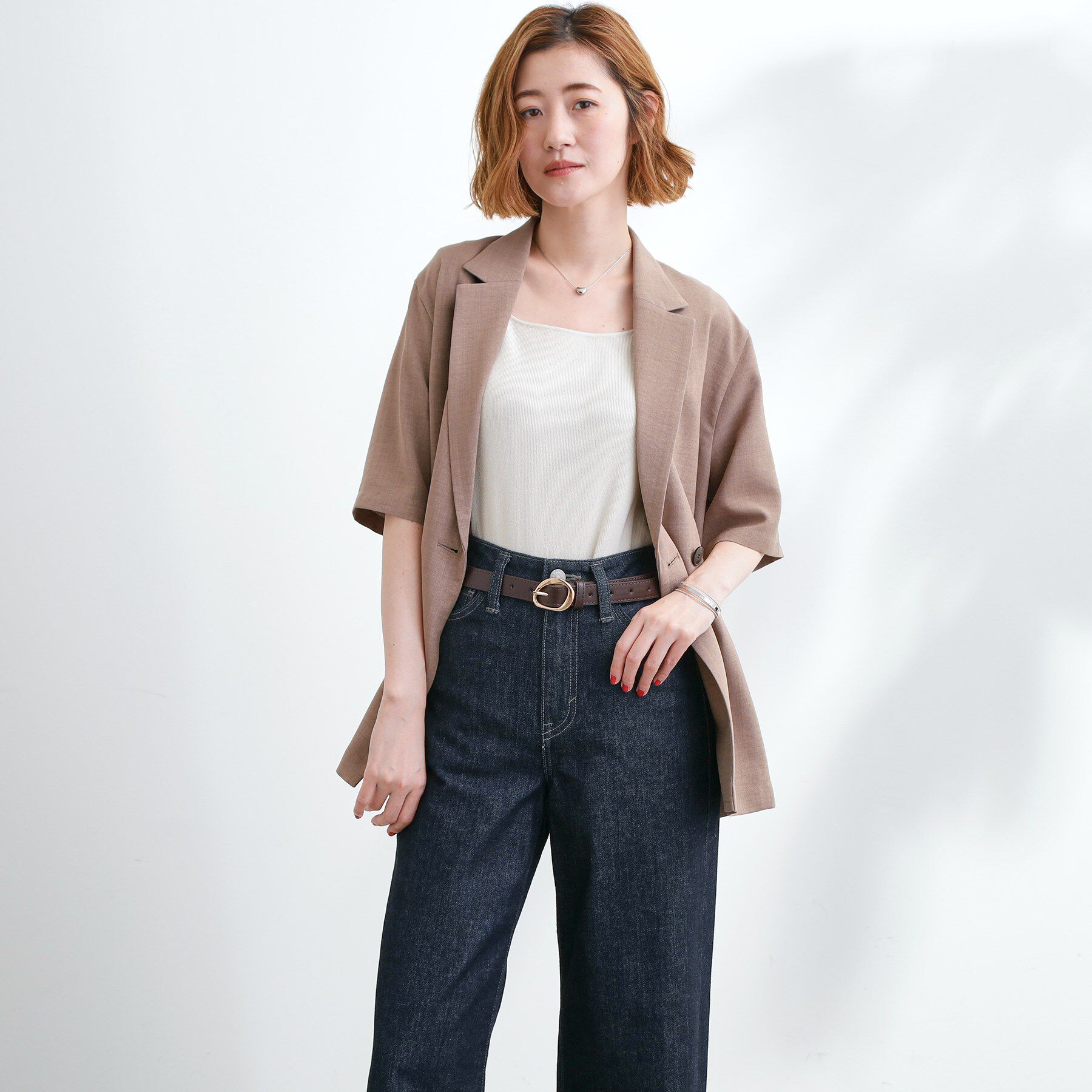 grove「ニュアンスメタルバックルベルト」|ベルト|