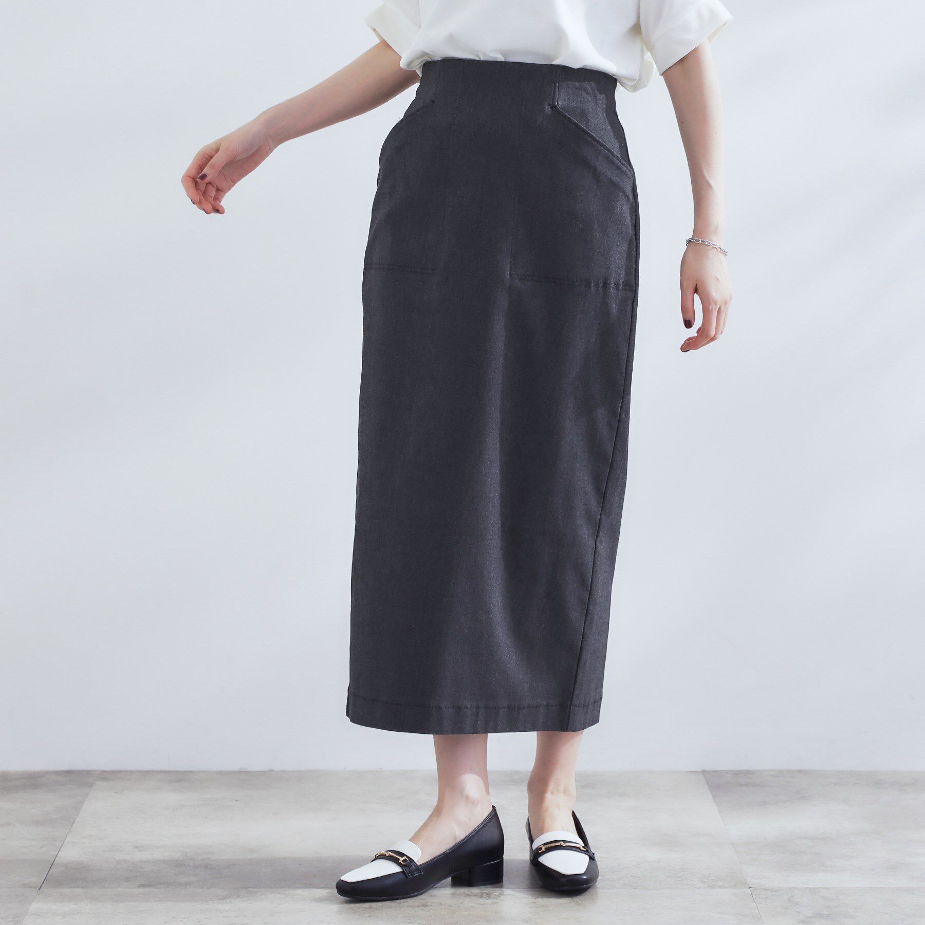 grove「360&deg;伸びて楽なはき心地　すっきり見えタイトスカート」|スカート|