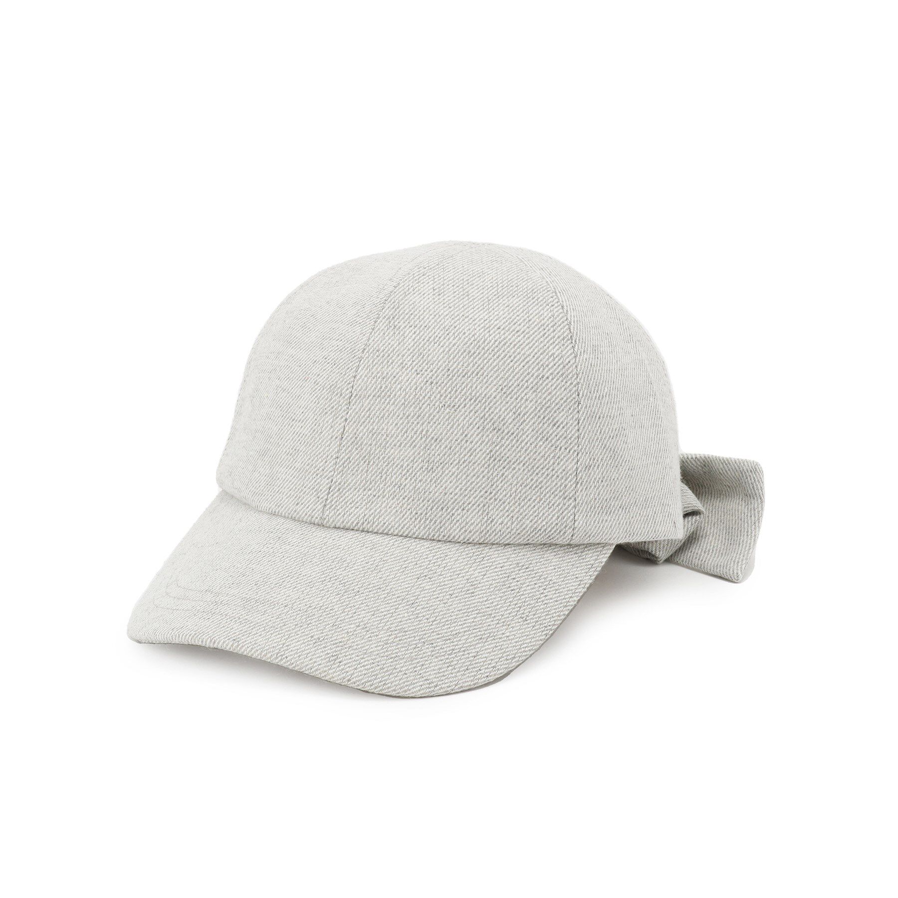 grove「リボンキャップ【UVカット・サイズ調整可能】」|キャップ・キャスケット|へリンボングレー(1