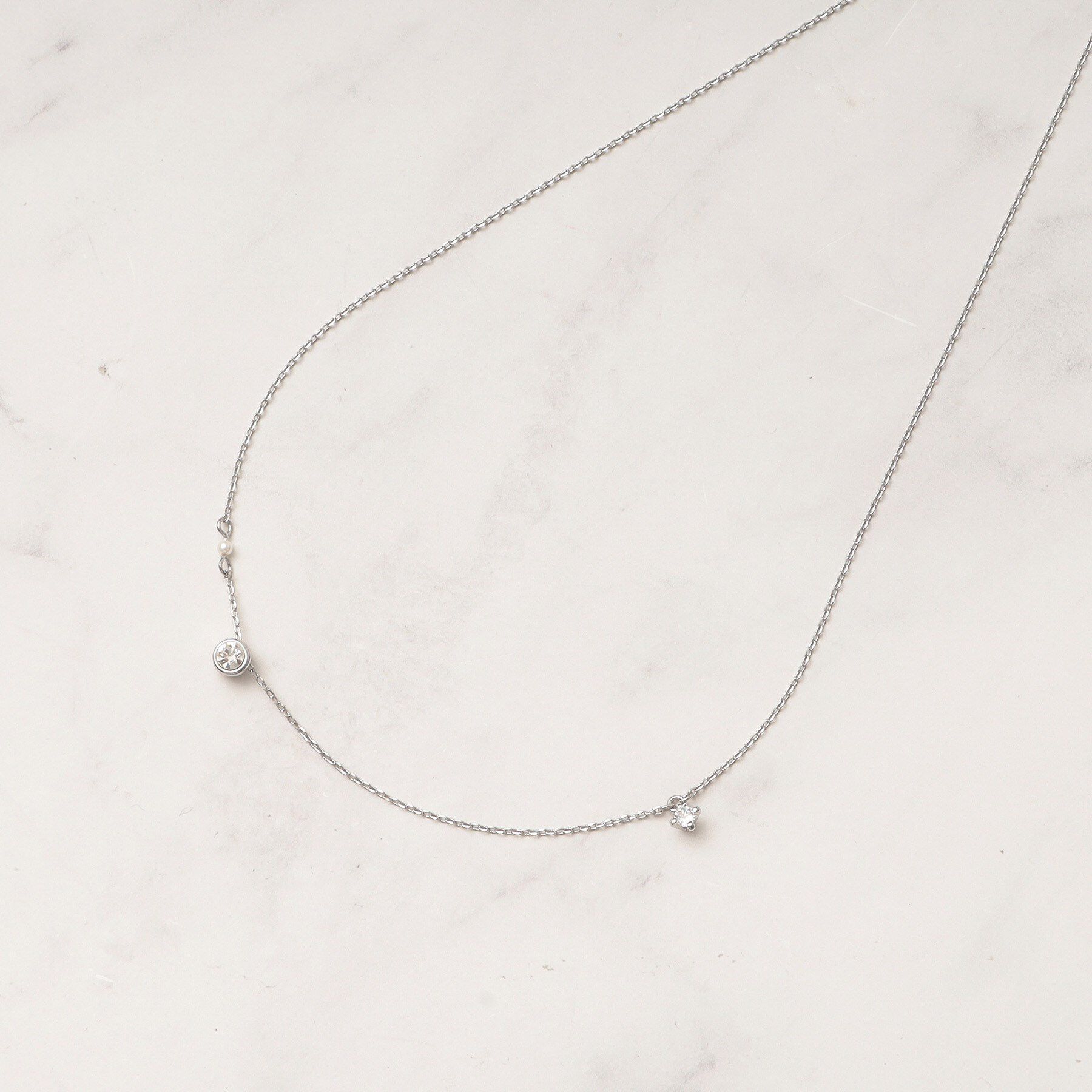 grove「メタルパーツショートネックレス」|ネックレス|