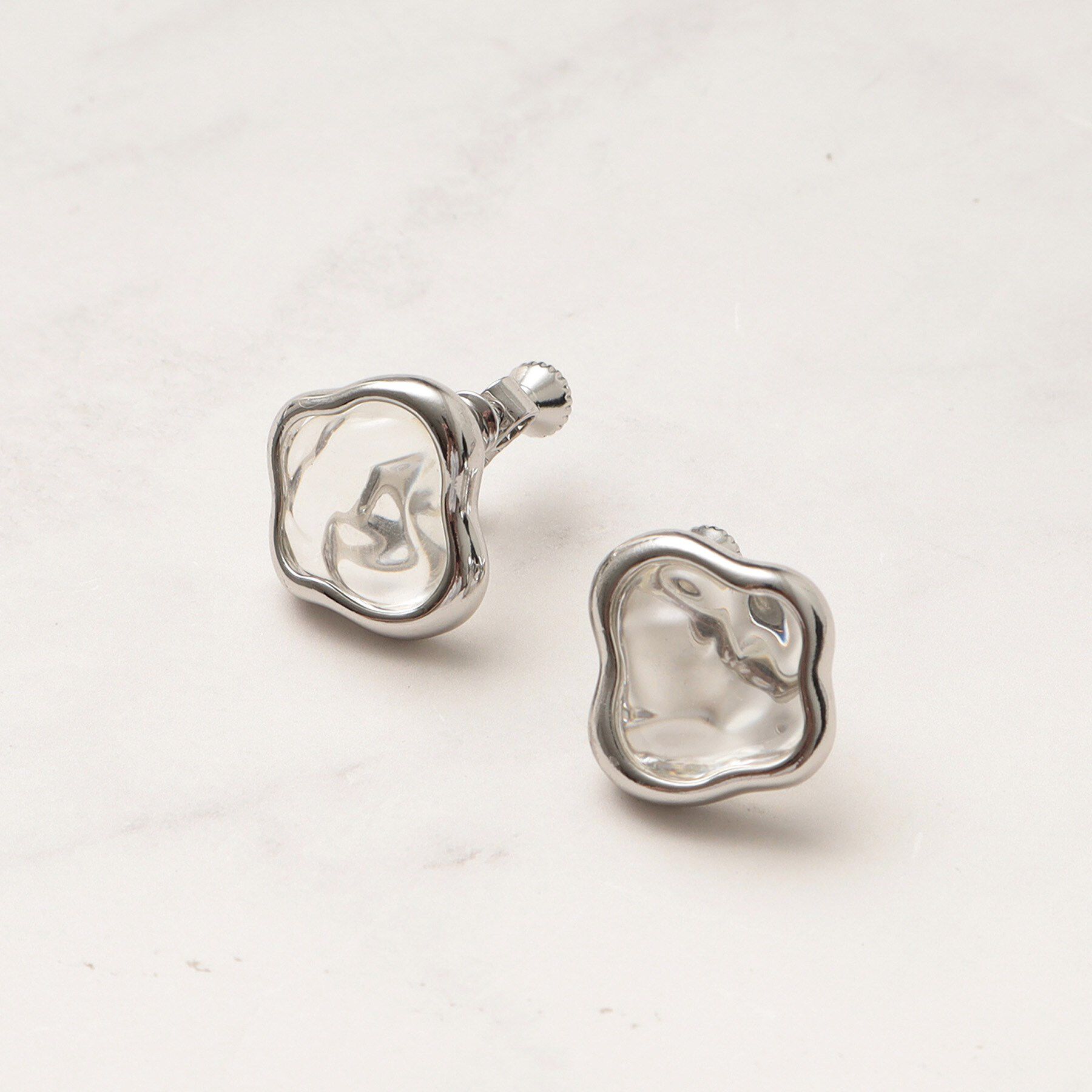 grove「ニュアンスメタルクリアイヤリング」|イヤリング|