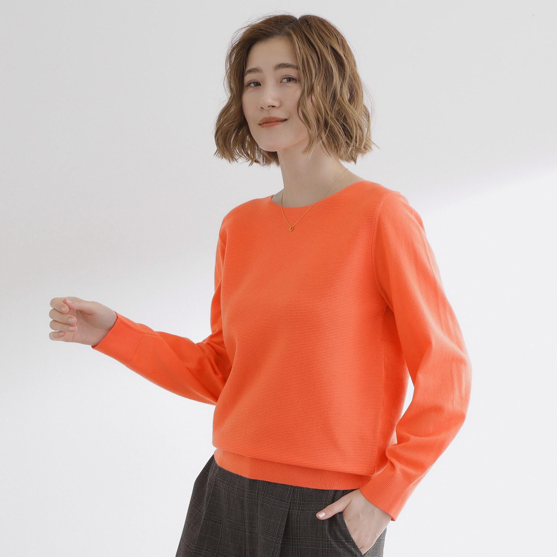 grove「【最終お値下げ！】ガーターボートネックプルオーバー【洗える/毛玉軽減】」|ニット・セーター|