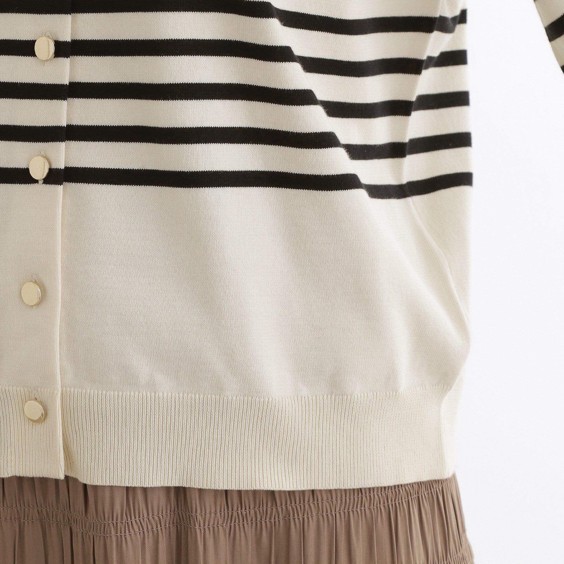 grove「【洗える】シンプルに映える、ラグランスリーブカーディガン」|カーディガン|