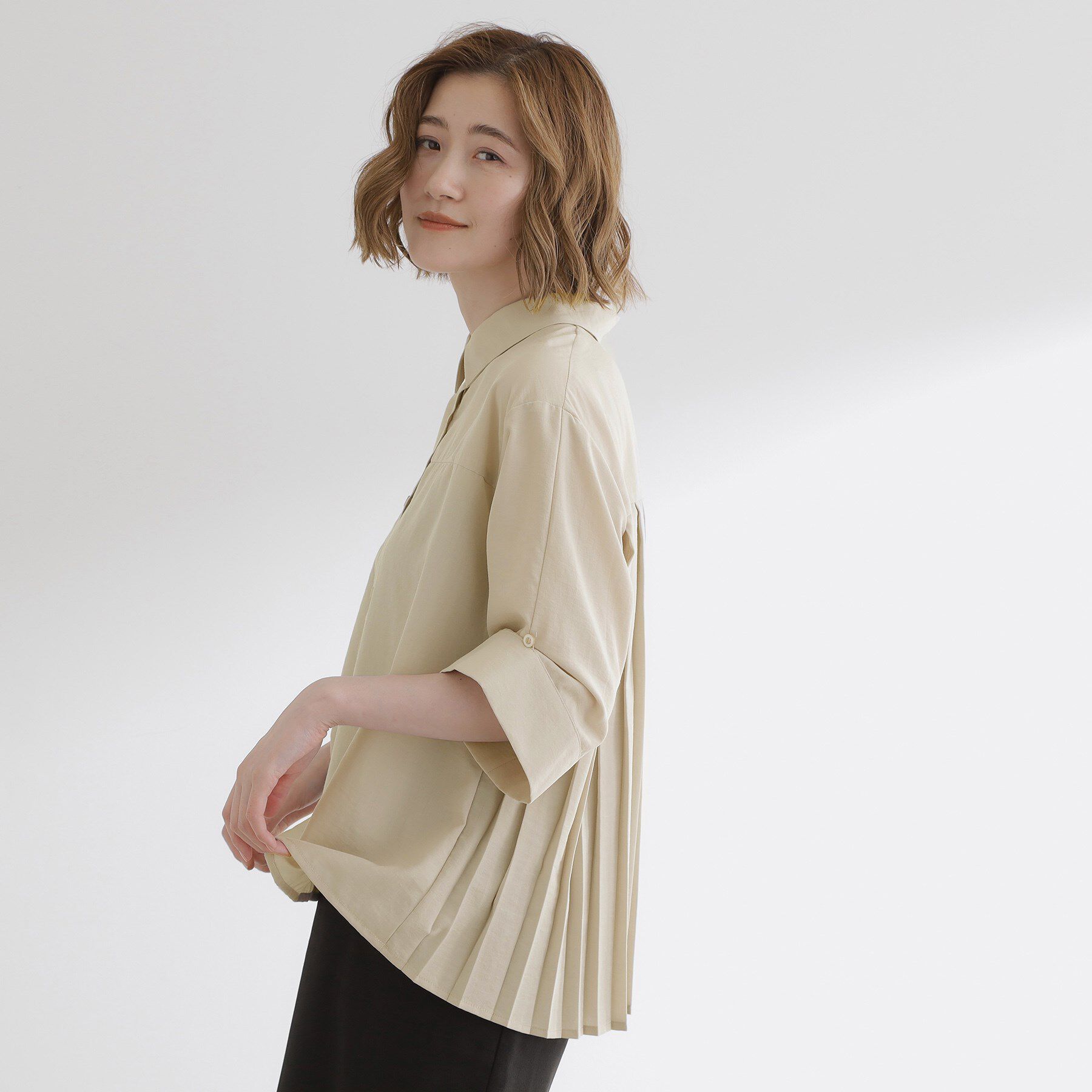 grove「【2WAY】1枚でも羽織っても。使える大人のシャツスタイル」|シャツ・ブラウス|