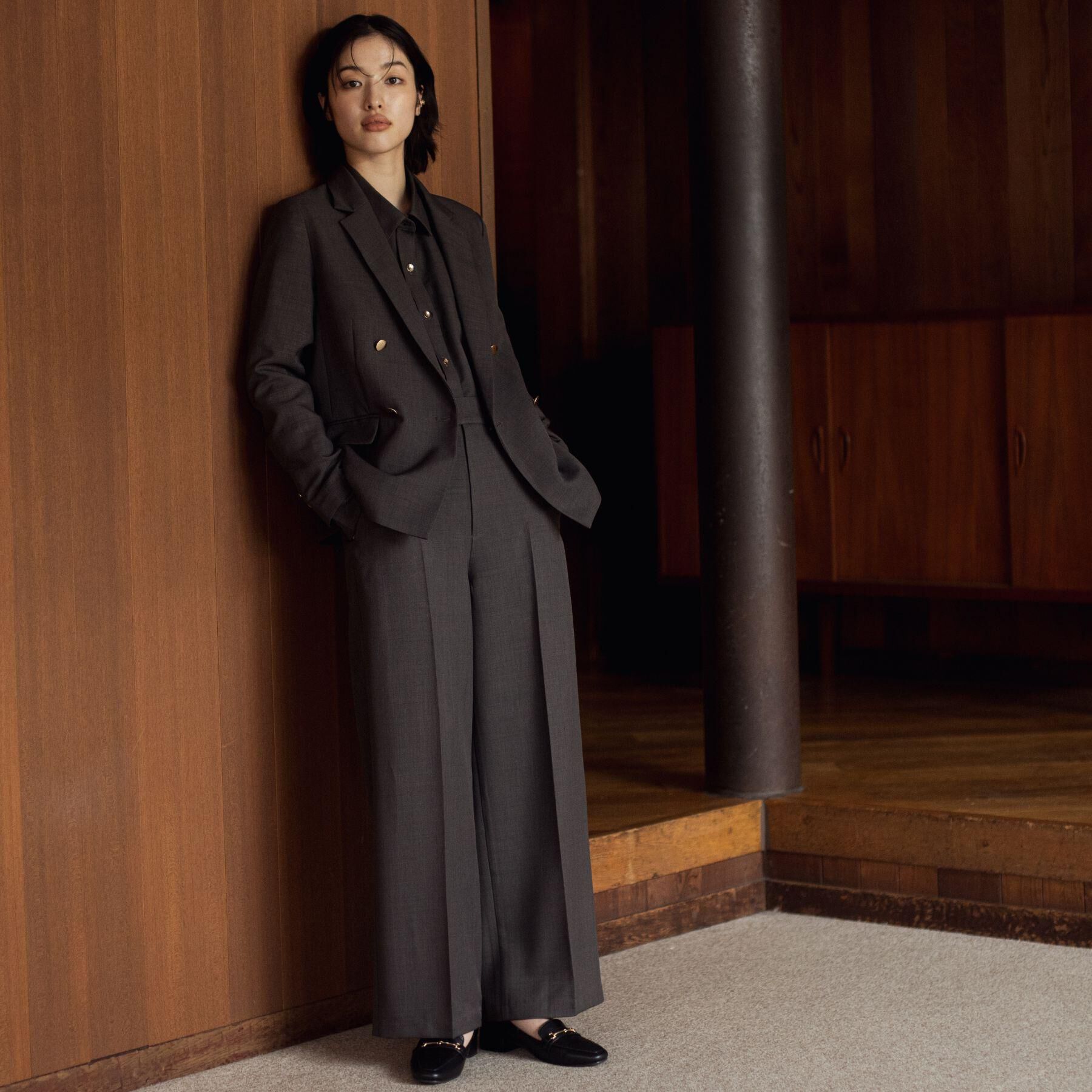 grove「【カセット服】ダブルブレストテーラードジャケット」|テーラードジャケット|