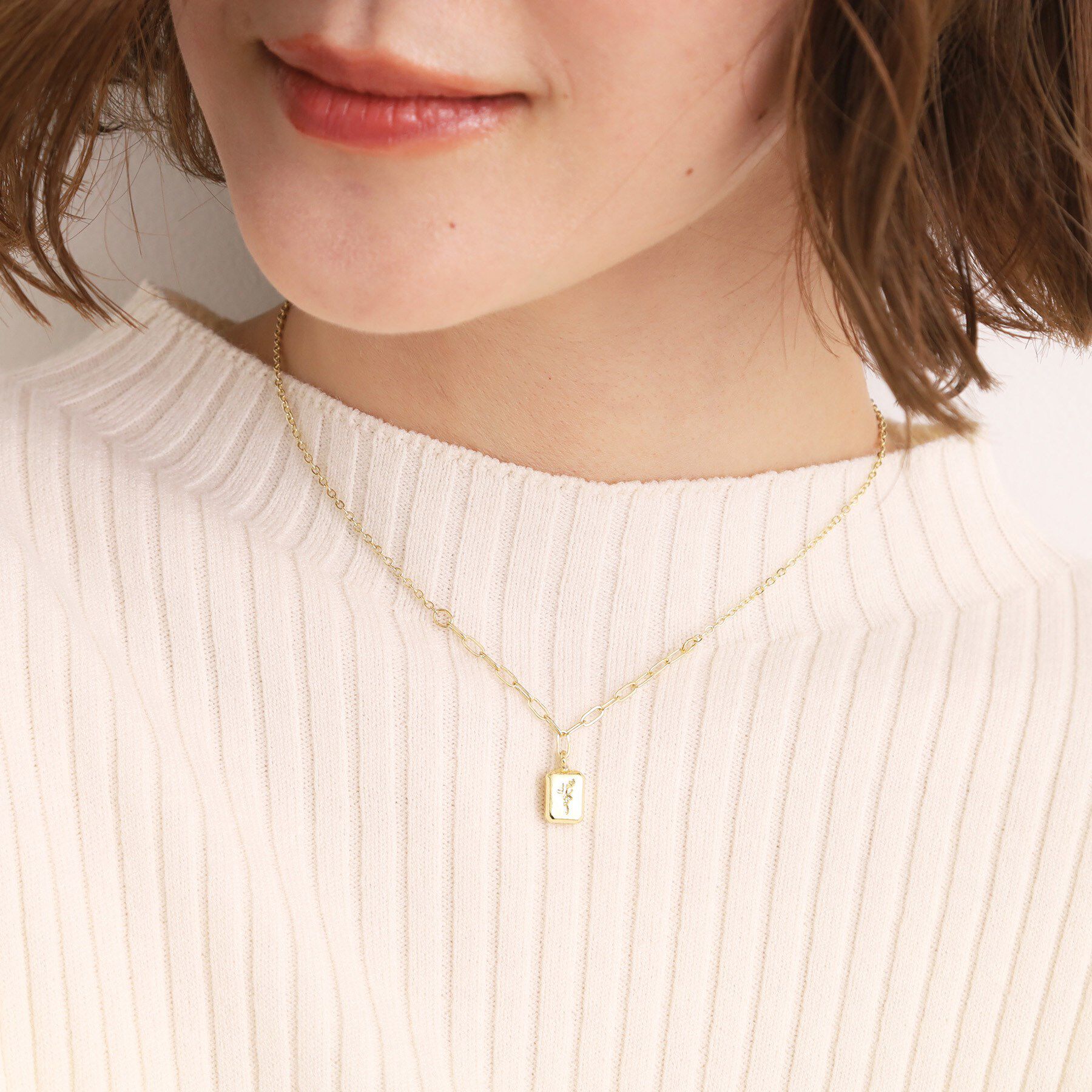 grove「メタルメダリオンショートネックレス」|ネックレス|