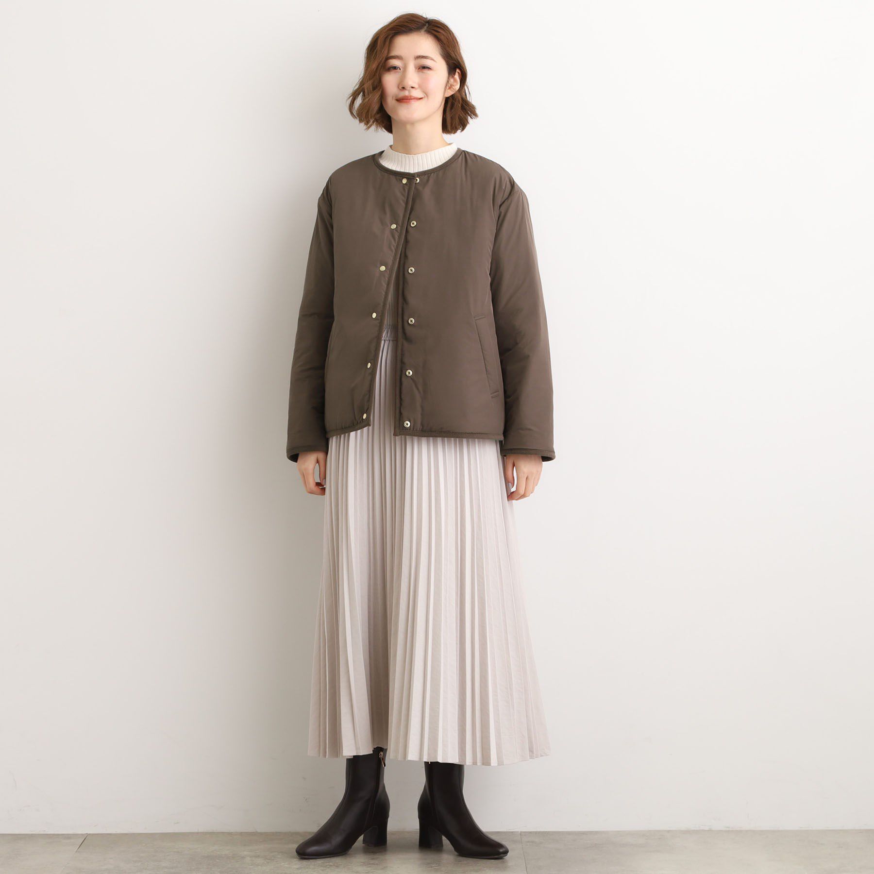 grove「【2WAY・リバーシブル】大人が着たい上品コーデュロイジャケット」|ダウン|