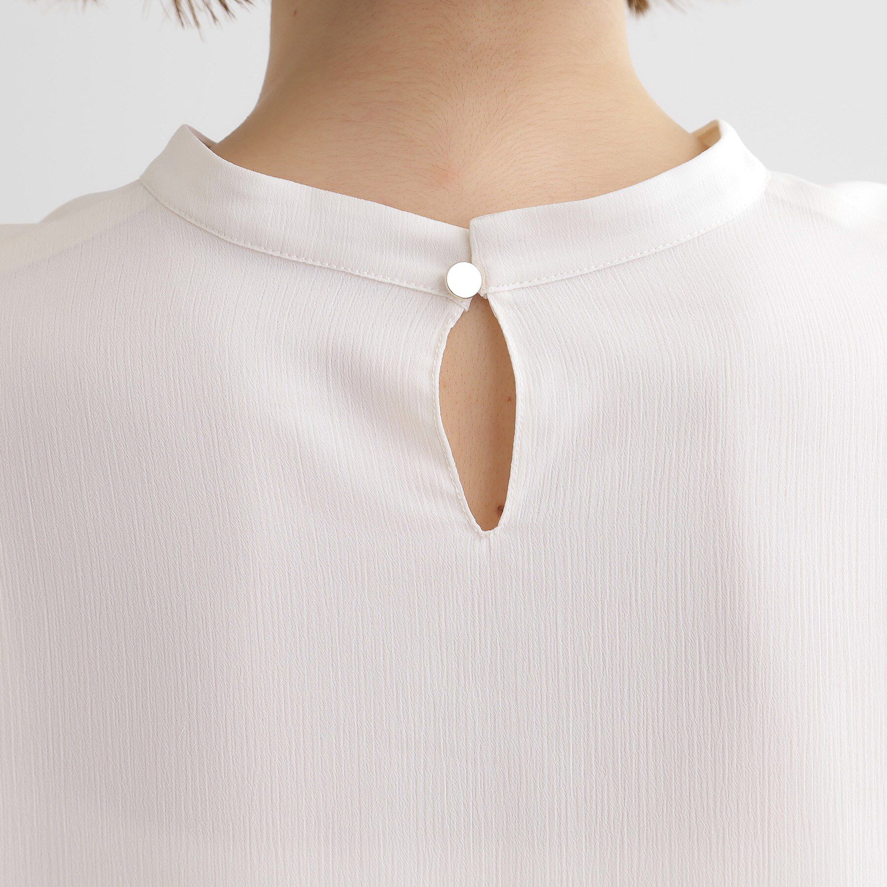 grove「袖プリーツフロントフリルブラウス」|シャツ・ブラウス|