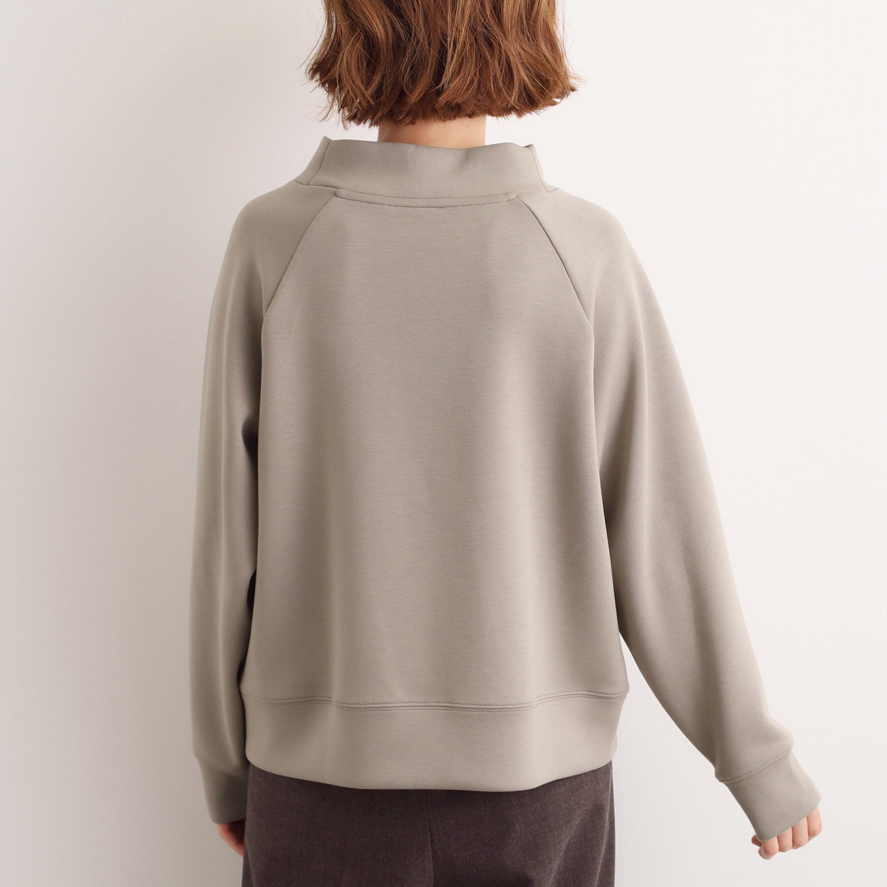 grove「モックネックダンボールスウェット」|パーカー|