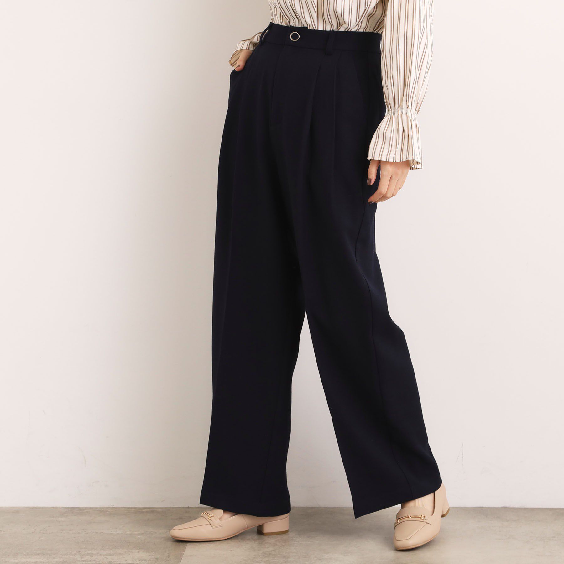 grove「ツータックワイドパンツ」|その他|