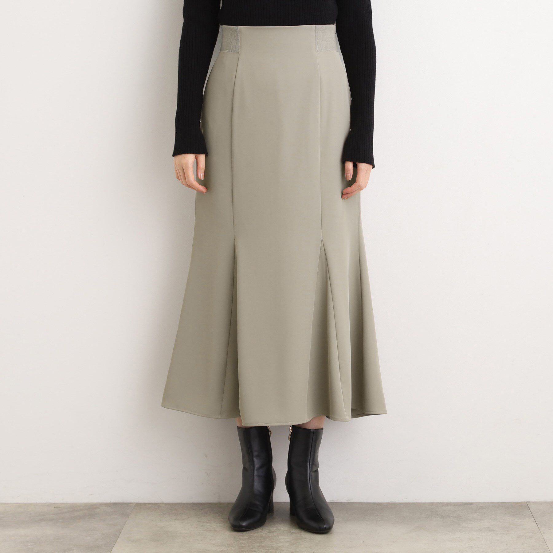 grove「ウエストサイドリブマーメイドスカート」|スカート|