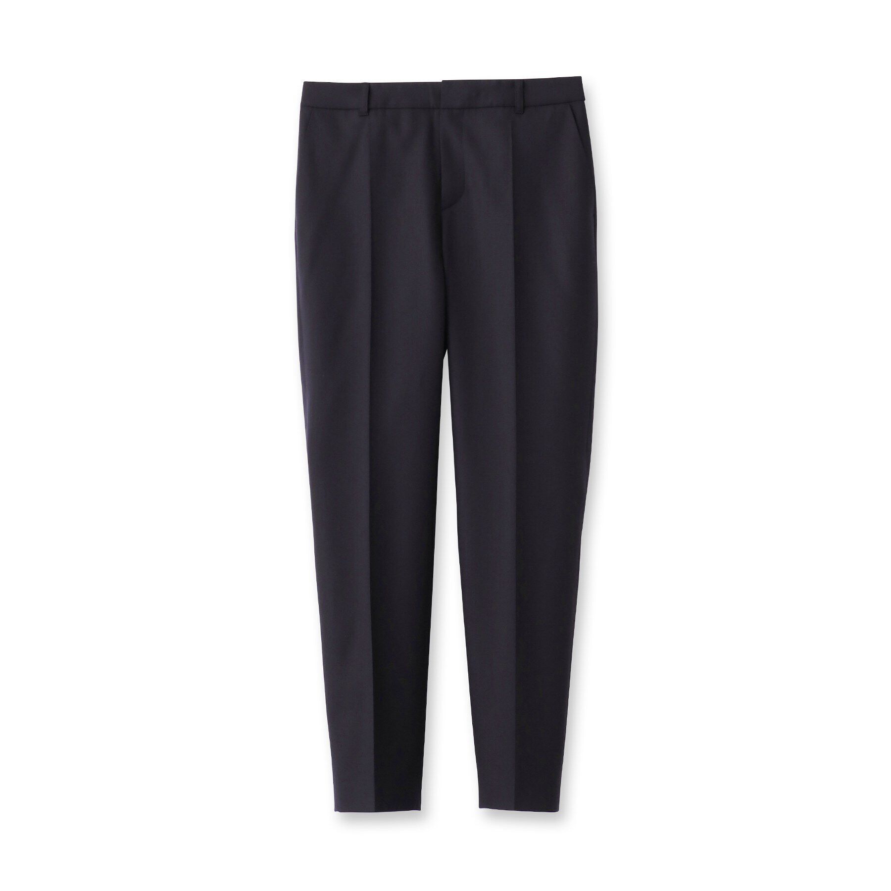 INDIVI「【日本製／インポート素材】ウールストレッチ テーパードパンツ」|スーツ|