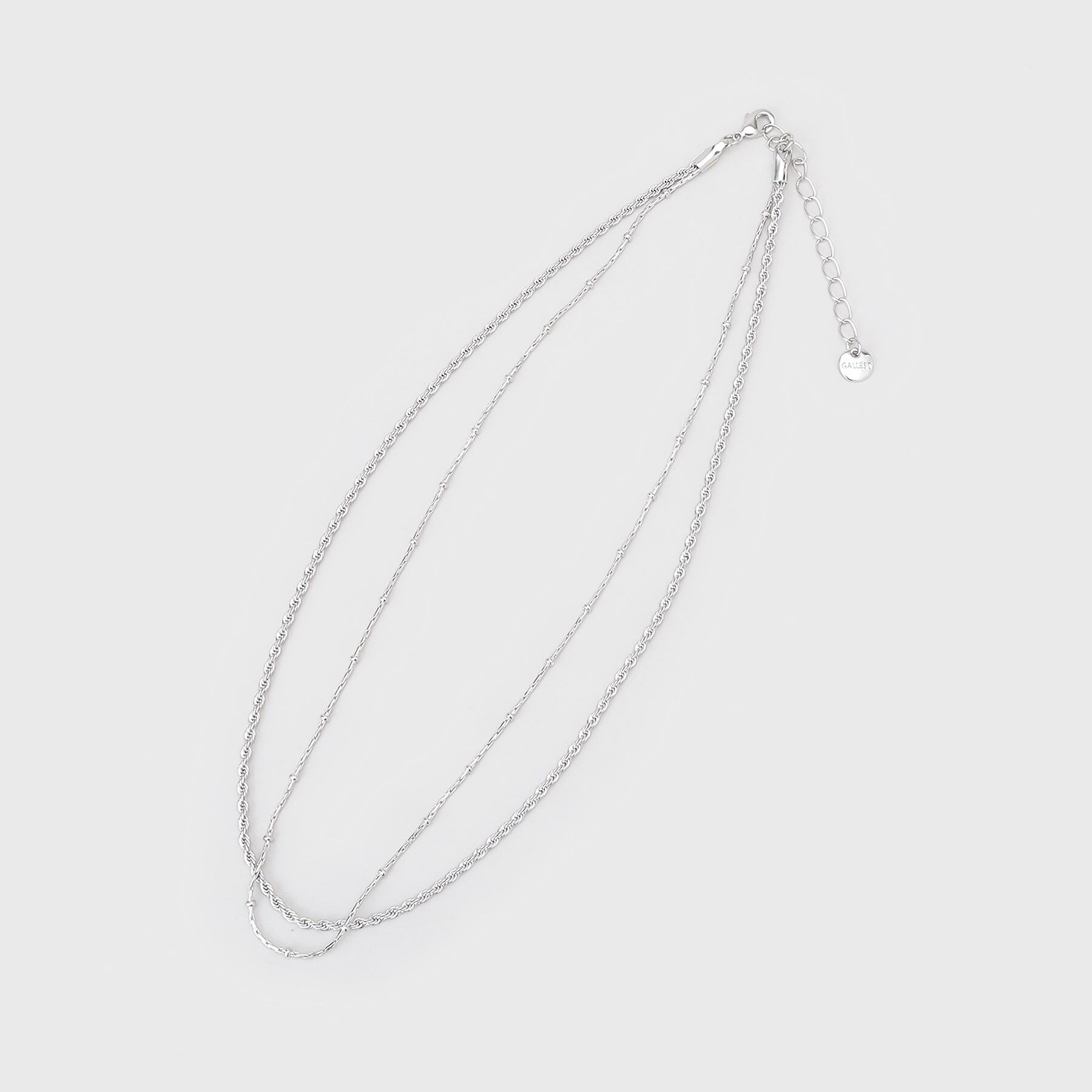 GALLEST「レイヤードチェーンネックレス」|ネックレス|シルバー(006)