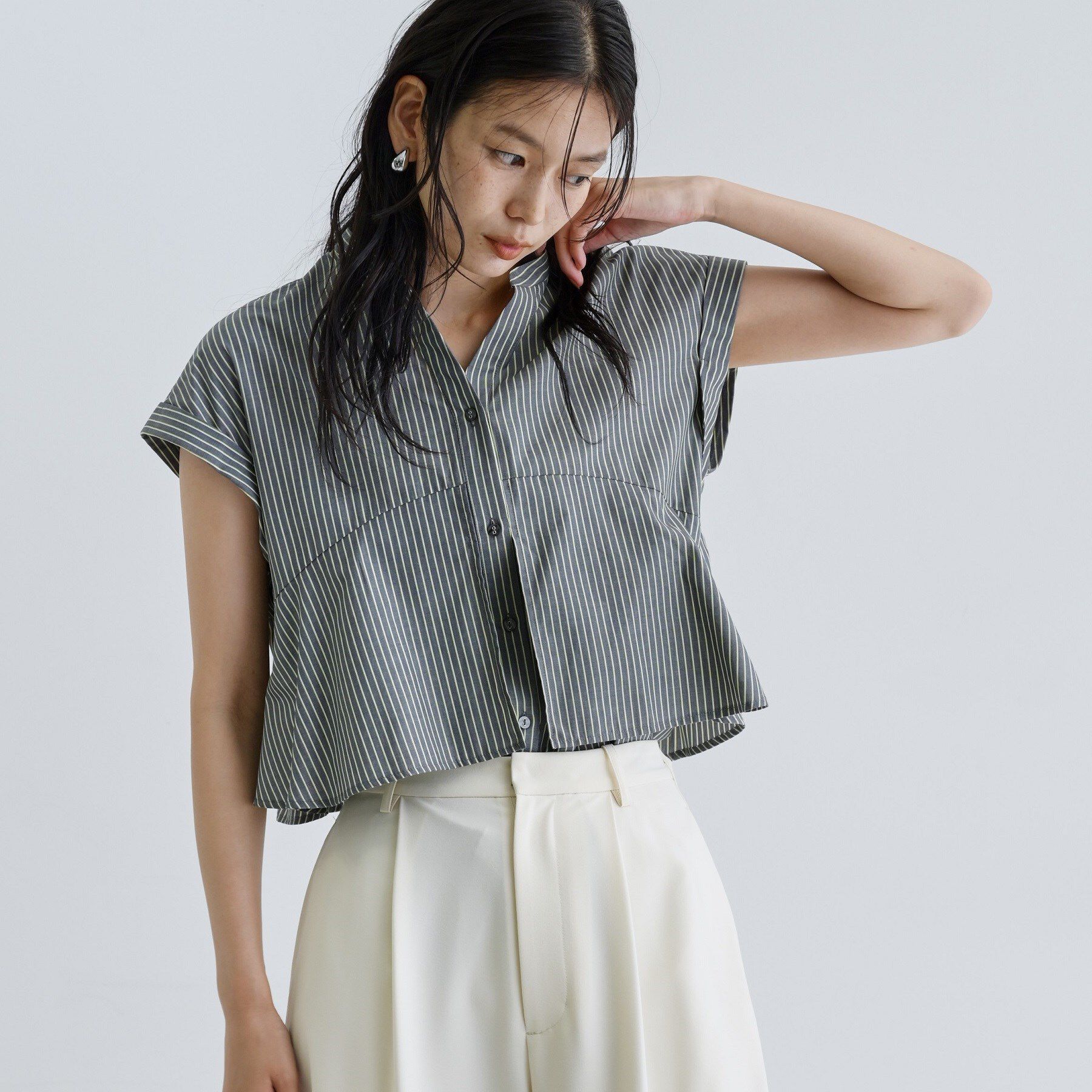 GALLEST「2WAYペプラムシャツ」|シャツ・ブラウス|