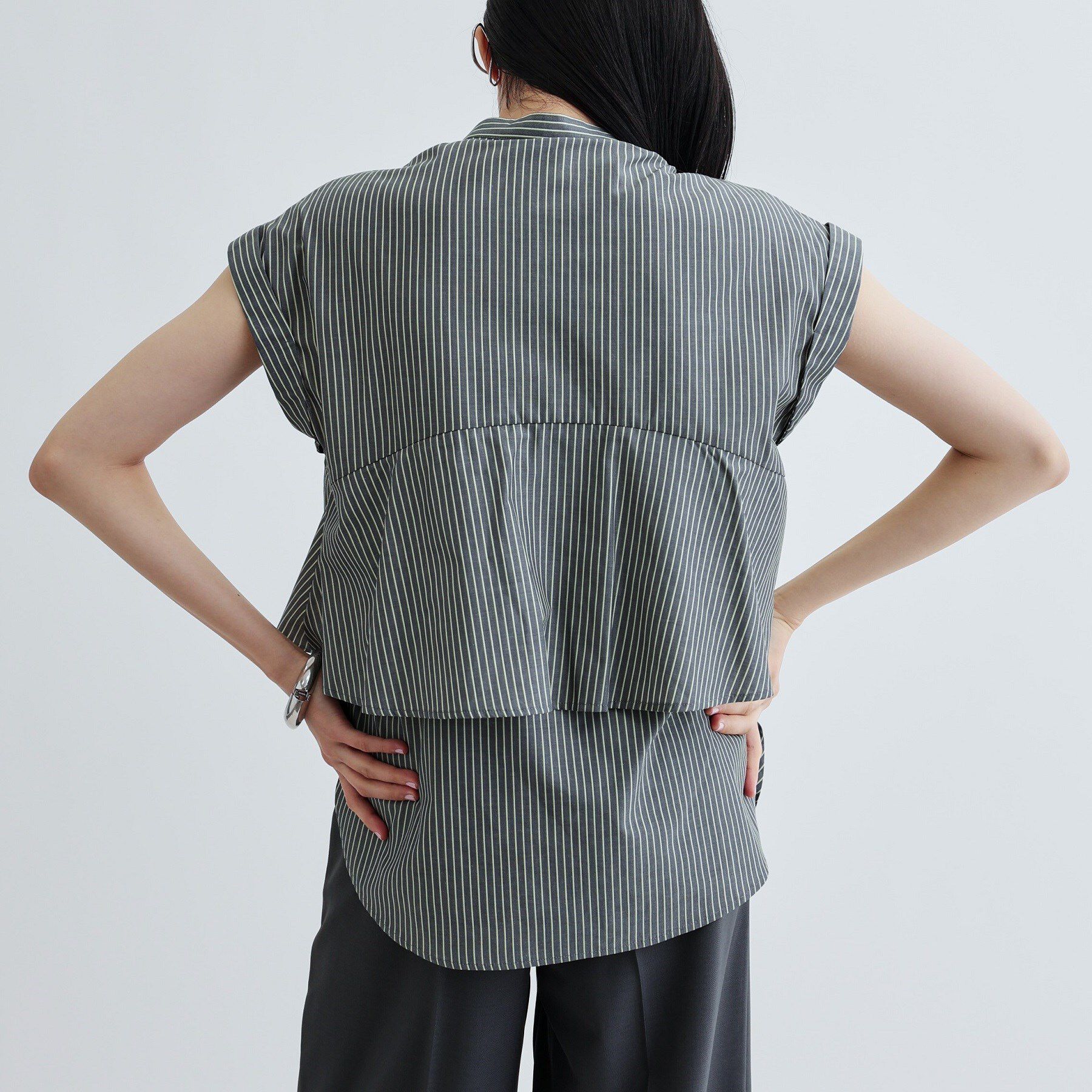 GALLEST「2WAYペプラムシャツ」|シャツ・ブラウス|