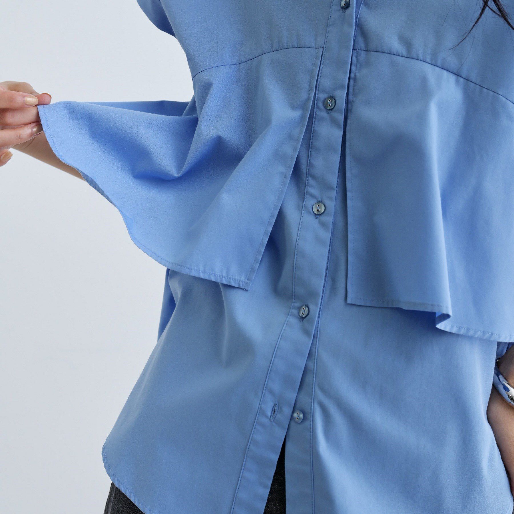 GALLEST「2WAYペプラムシャツ」|シャツ・ブラウス|