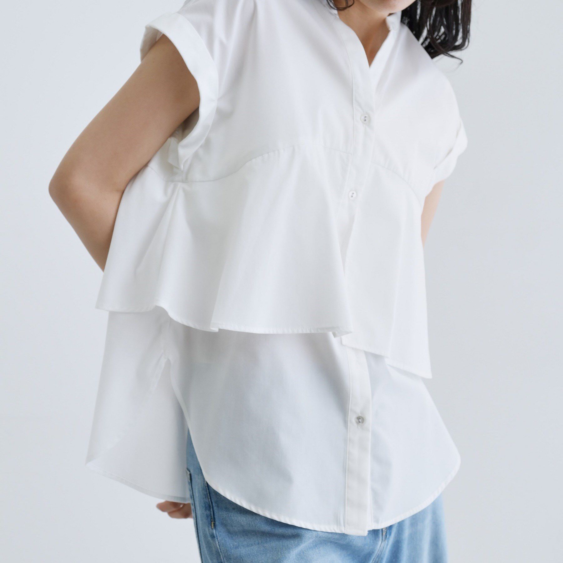 GALLEST「2WAYペプラムシャツ」|シャツ・ブラウス|