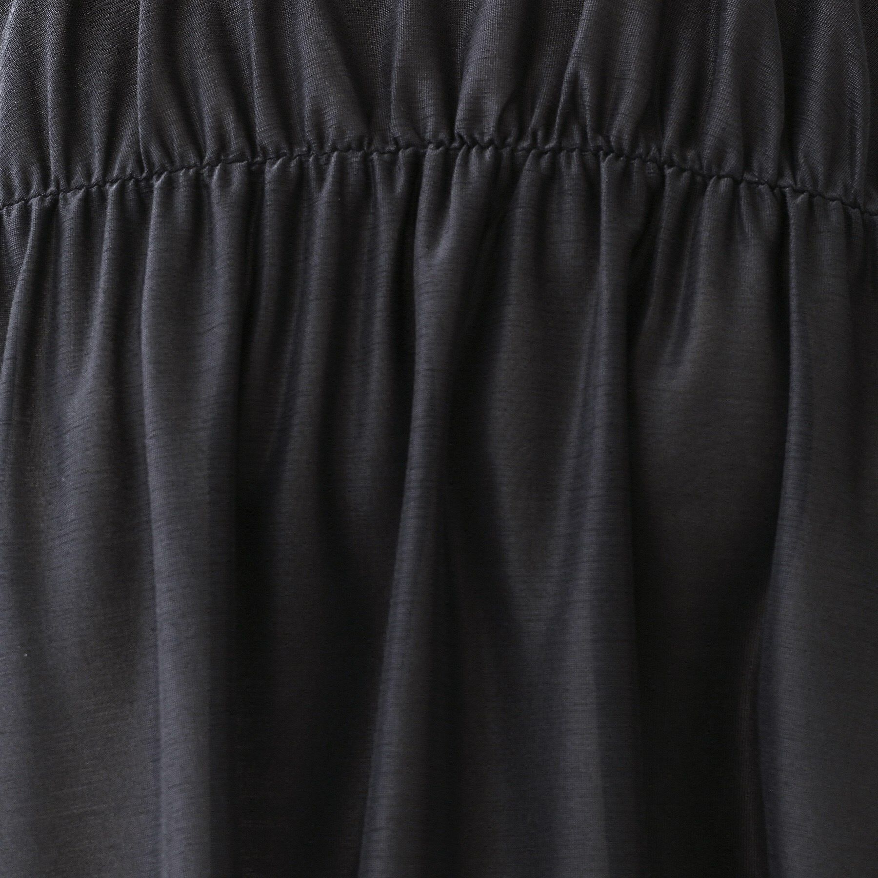 INDIVI「【洗える／体型カバー】シャーリングシアートップス」|Tシャツ・カットソー|