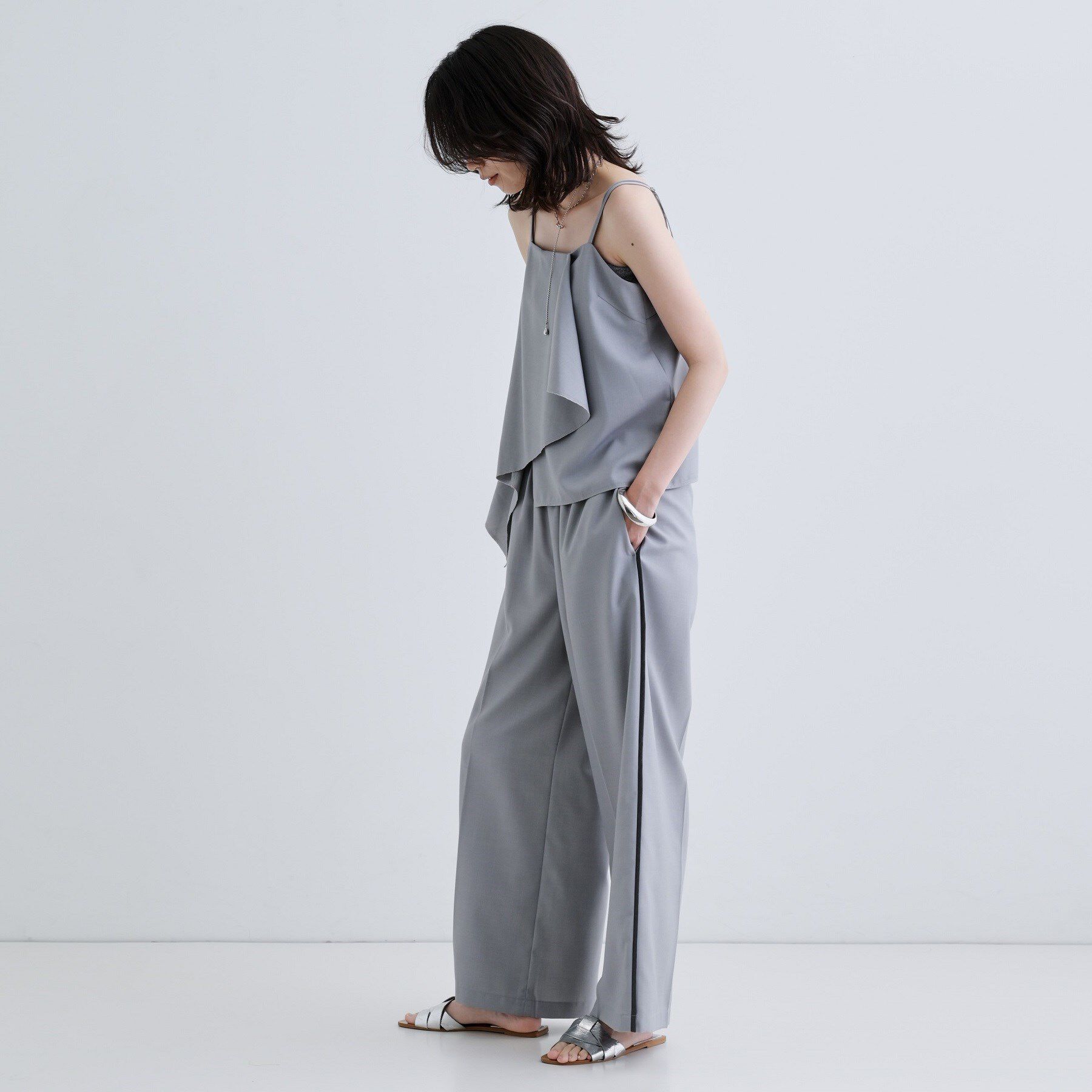 GALLEST「【セットアップ可能】サキソニーサイドラインパンツ」|その他|