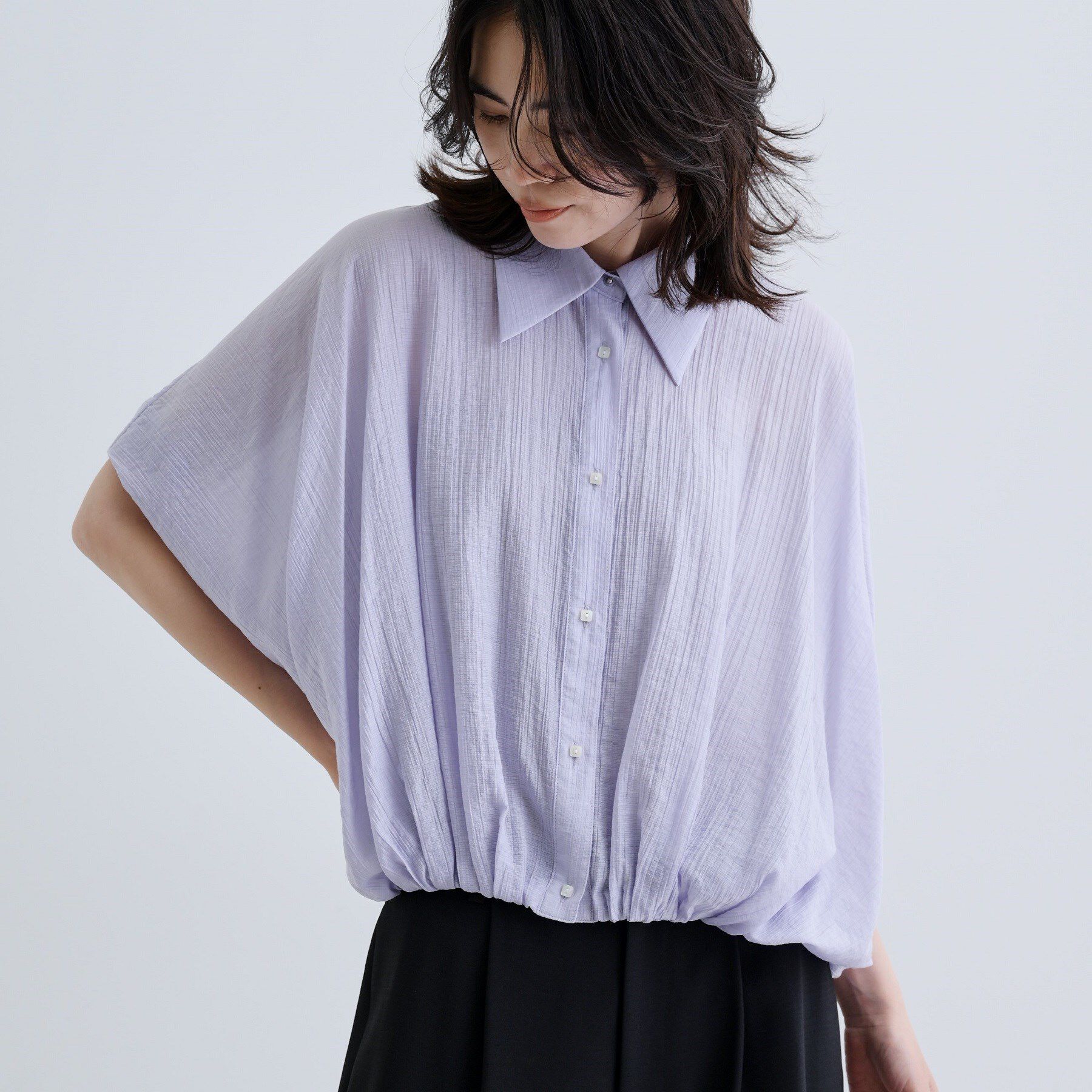 GALLEST「バルーンフォルムブラウス」|シャツ・ブラウス|