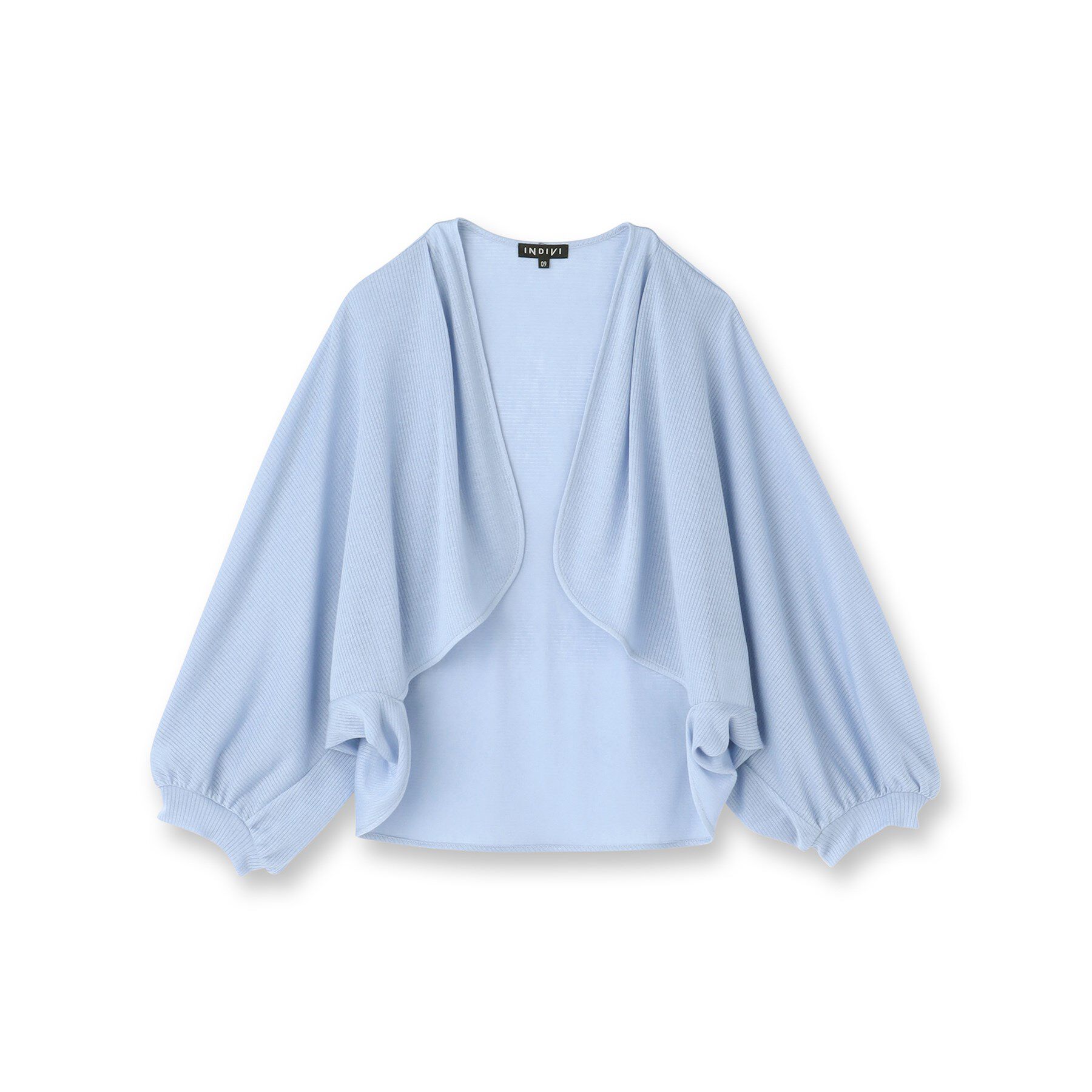 INDIVI「【軽く羽織れる】ボレロカーディガン」|カーディガン|