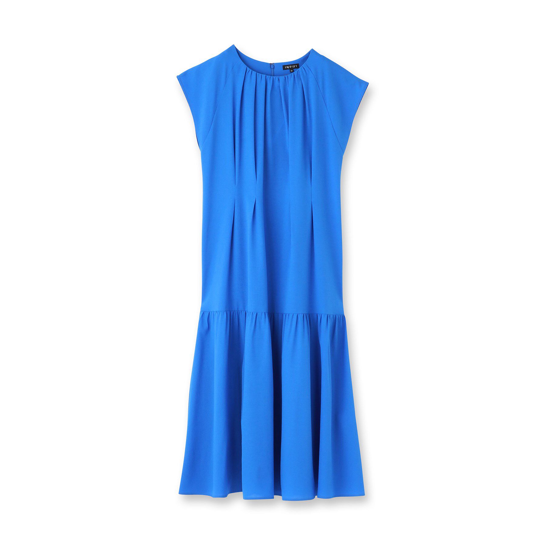 INDIVI「【1枚でコーデ完成！】タックワンピース」|ワンピース|