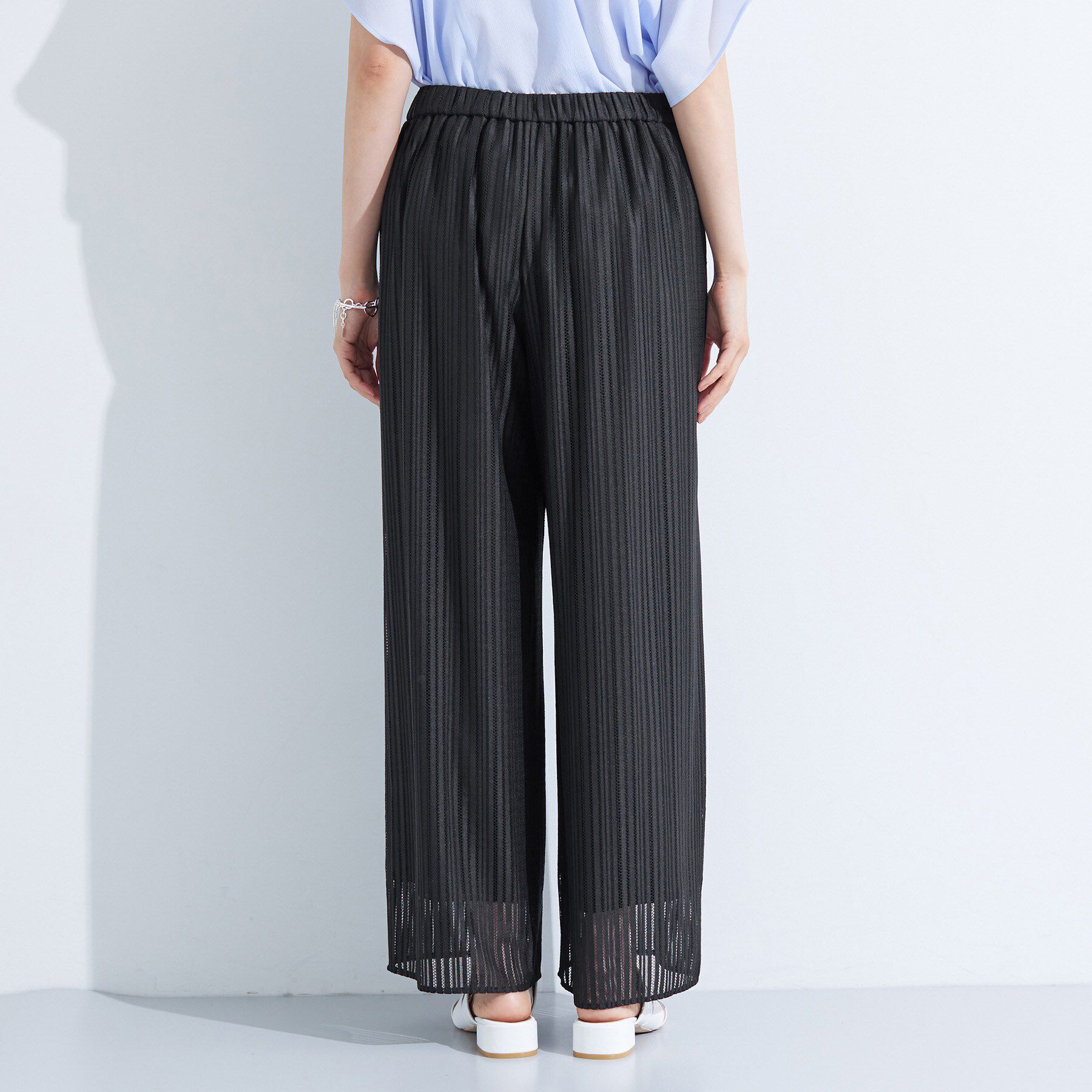 INDIVI「【洗える／セットアップ可能】ラッセルワイドパンツ」|その他|