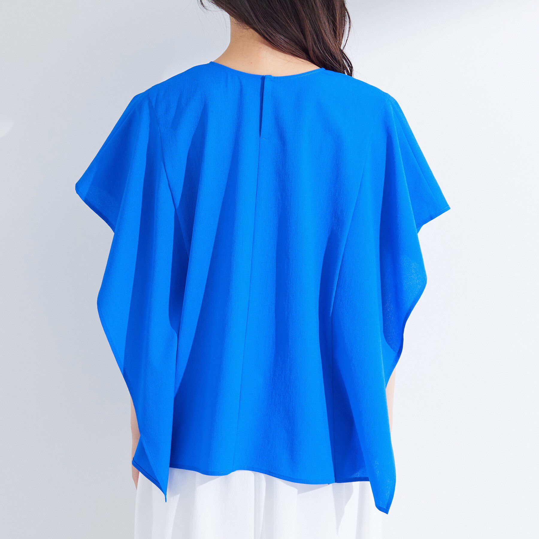 INDIVI「【体型カバー】スクエアブラウス」|シャツ・ブラウス|