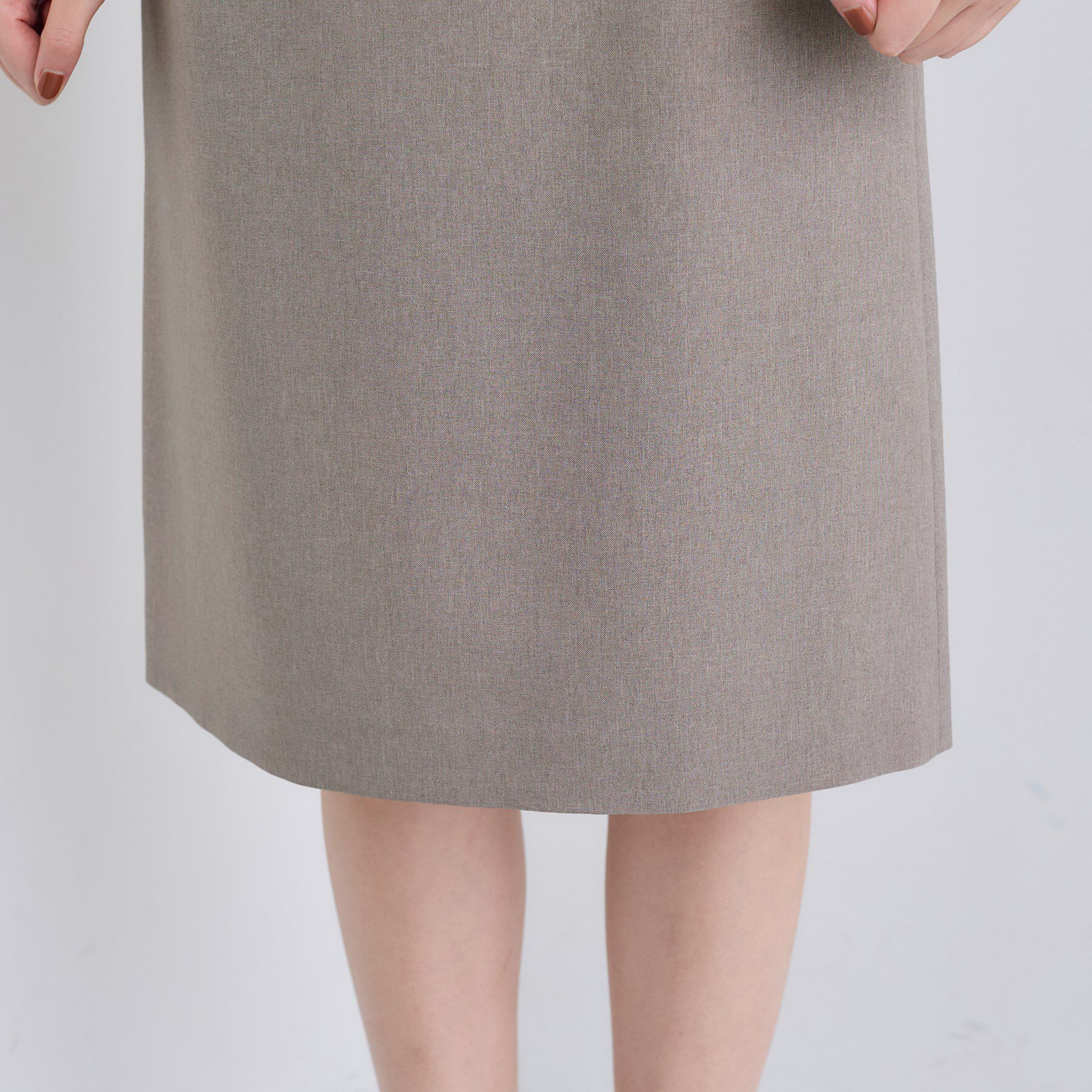 INDIVI「【洗える／通勤／スーツ】メランジストレッチ タイトスカート」|スーツ|