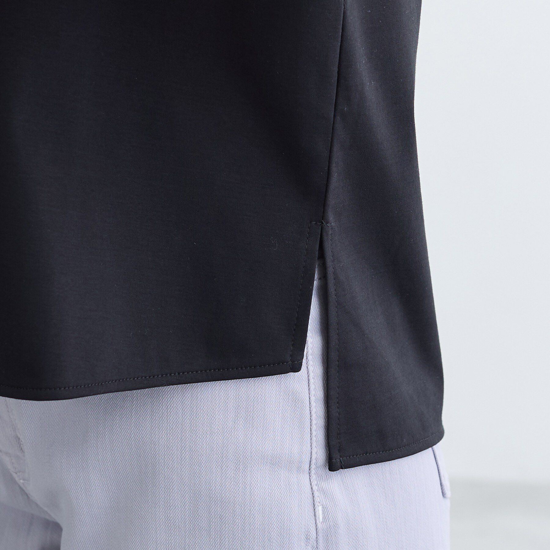 INDIVI「【抗菌防臭／消臭】上品光沢コットンTシャツ」|Tシャツ・カットソー|