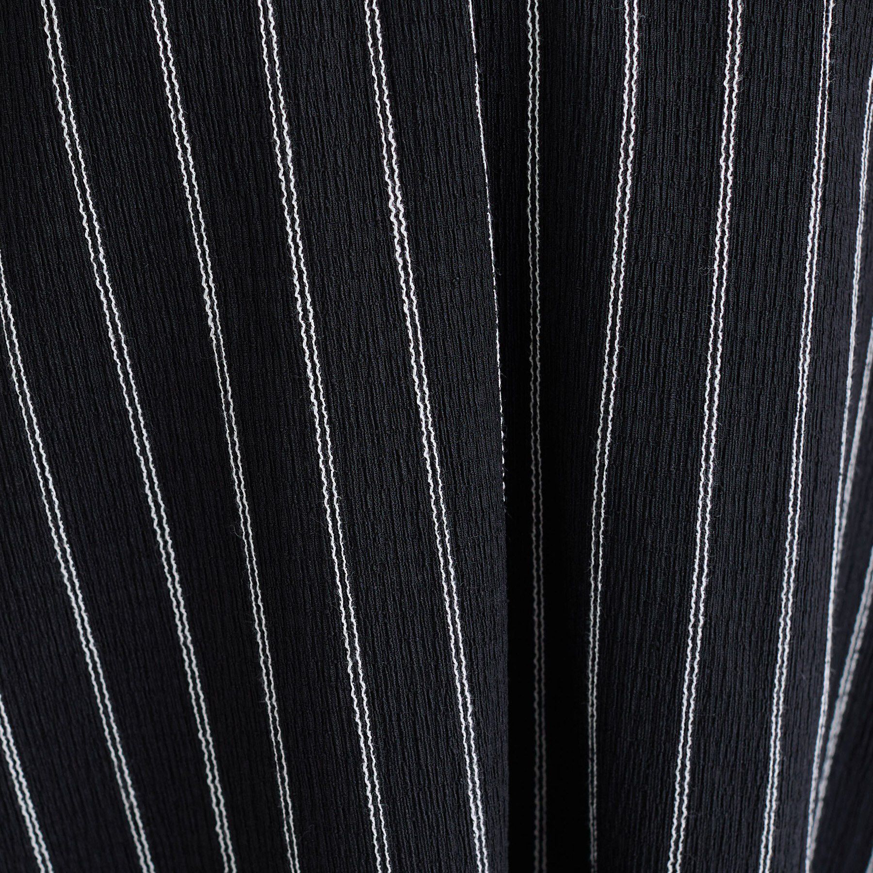 INDIVI「【洗える／着心地楽ちん】ブラウス風ストライプカットソートップス」|Tシャツ・カットソー|