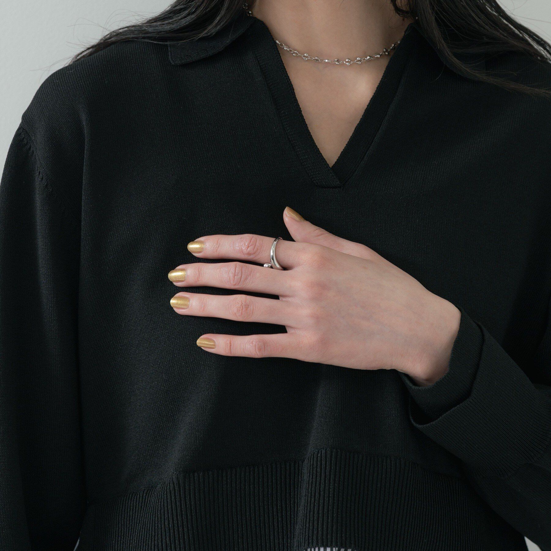 GALLEST「ペプラムドッキングニット」|ニット・セーター|