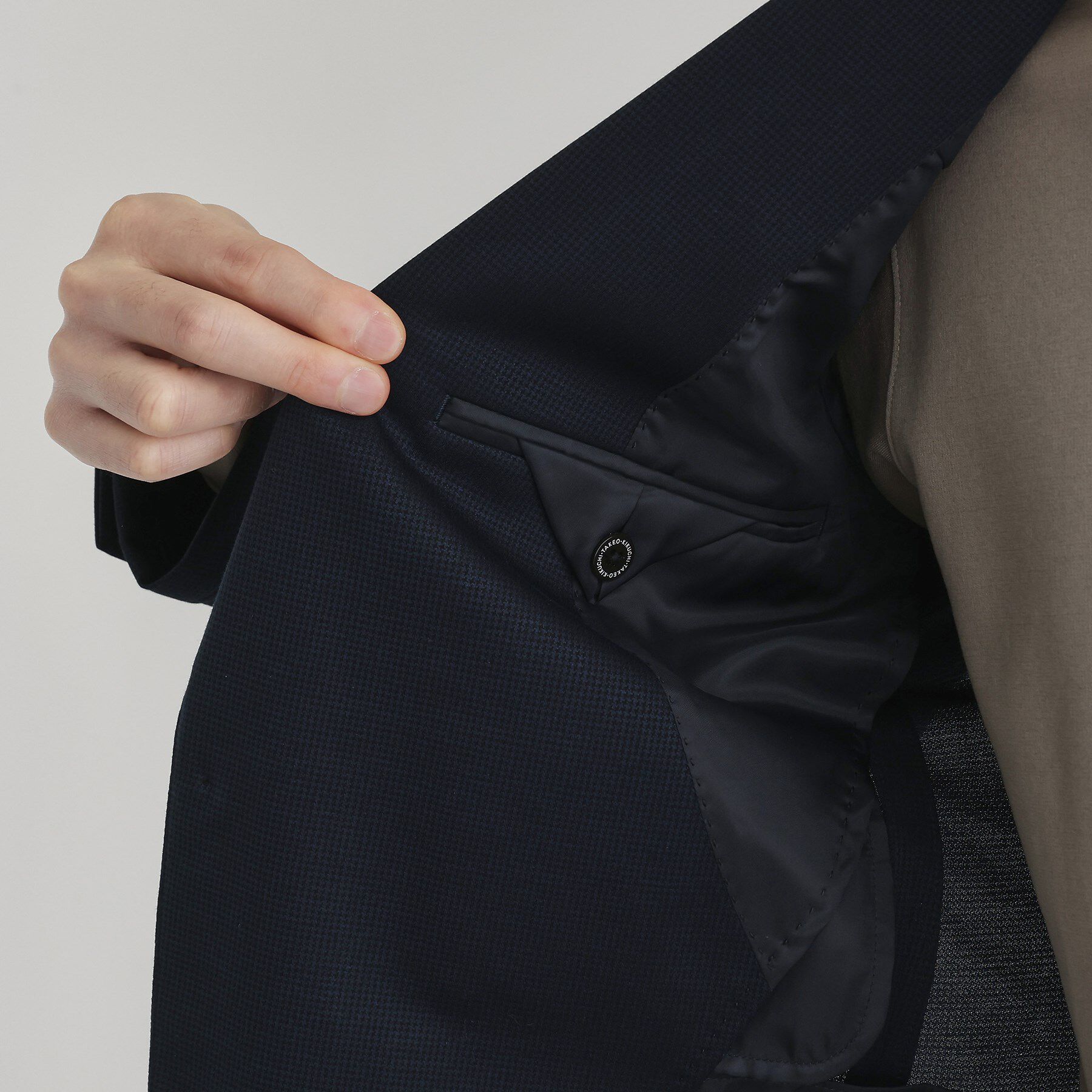 TAKEO KIKUCHI「ピンジャージ 千鳥 ジャケット」|テーラードジャケット|