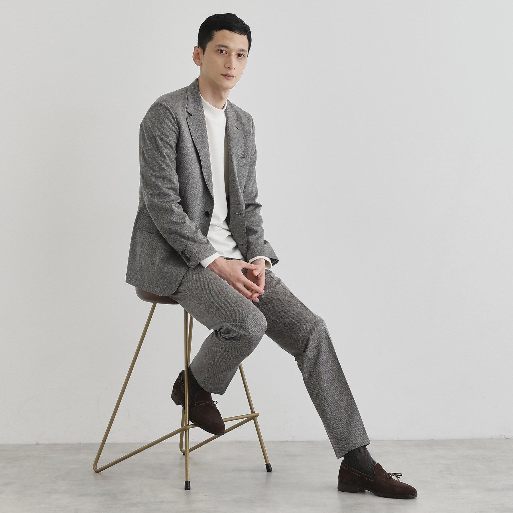 TAKEO KIKUCHI「ピンジャージ 千鳥 ジャケット」|テーラードジャケット|