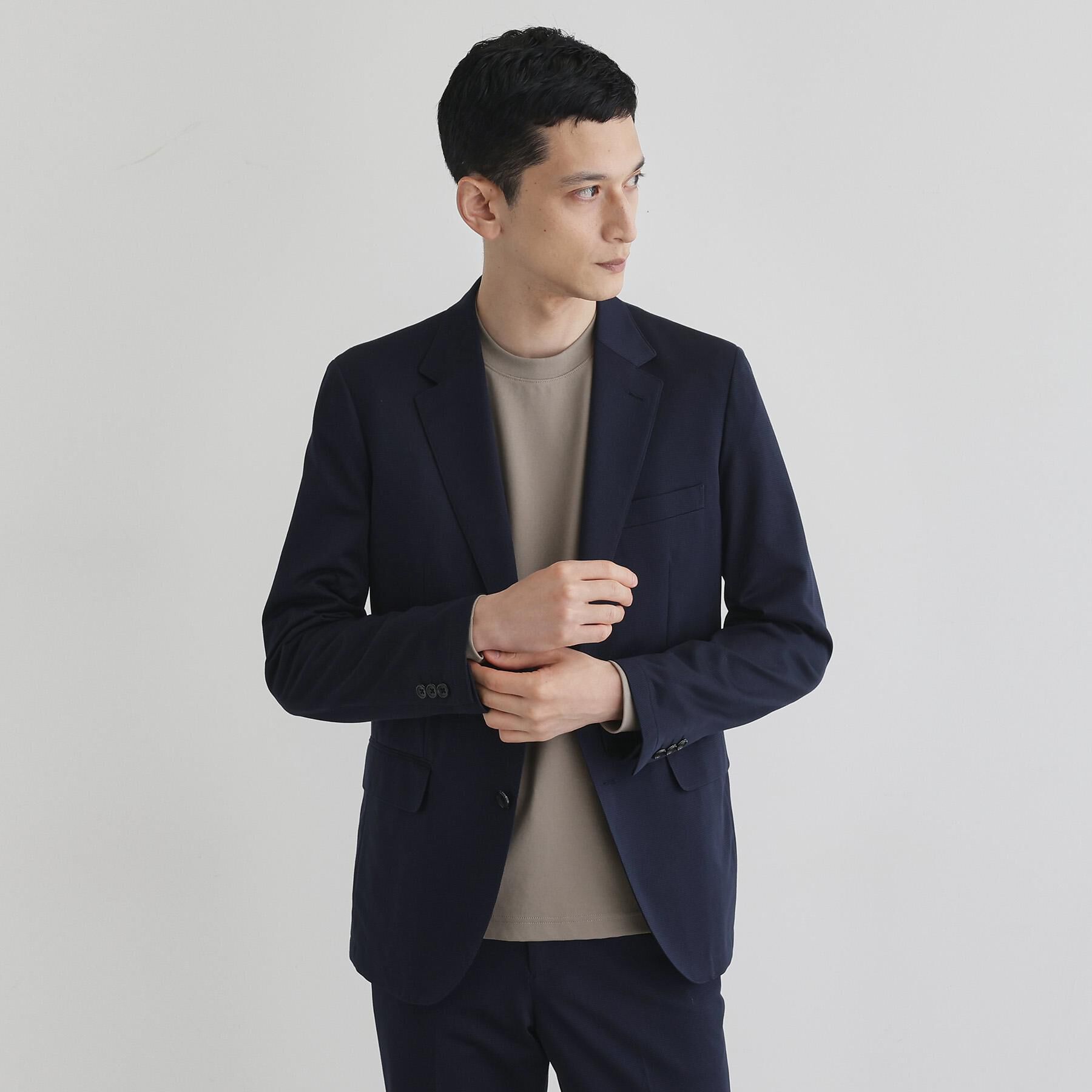 TAKEO KIKUCHI「ピンジャージ 千鳥 ジャケット」|テーラードジャケット|