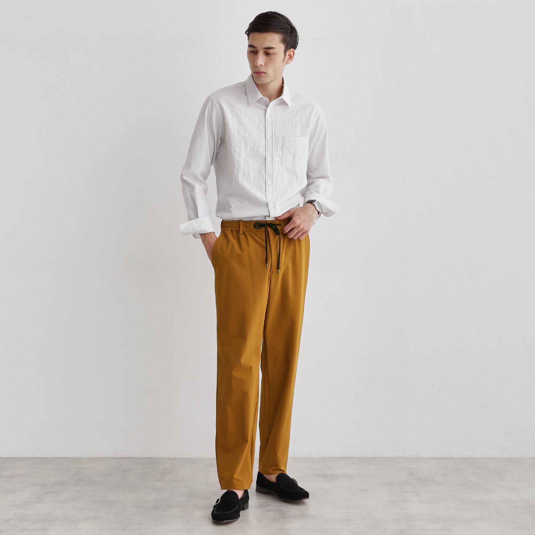 TAKEO KIKUCHI「【3Dナイロンストレッチ】スリムイージーパンツ」|その他|