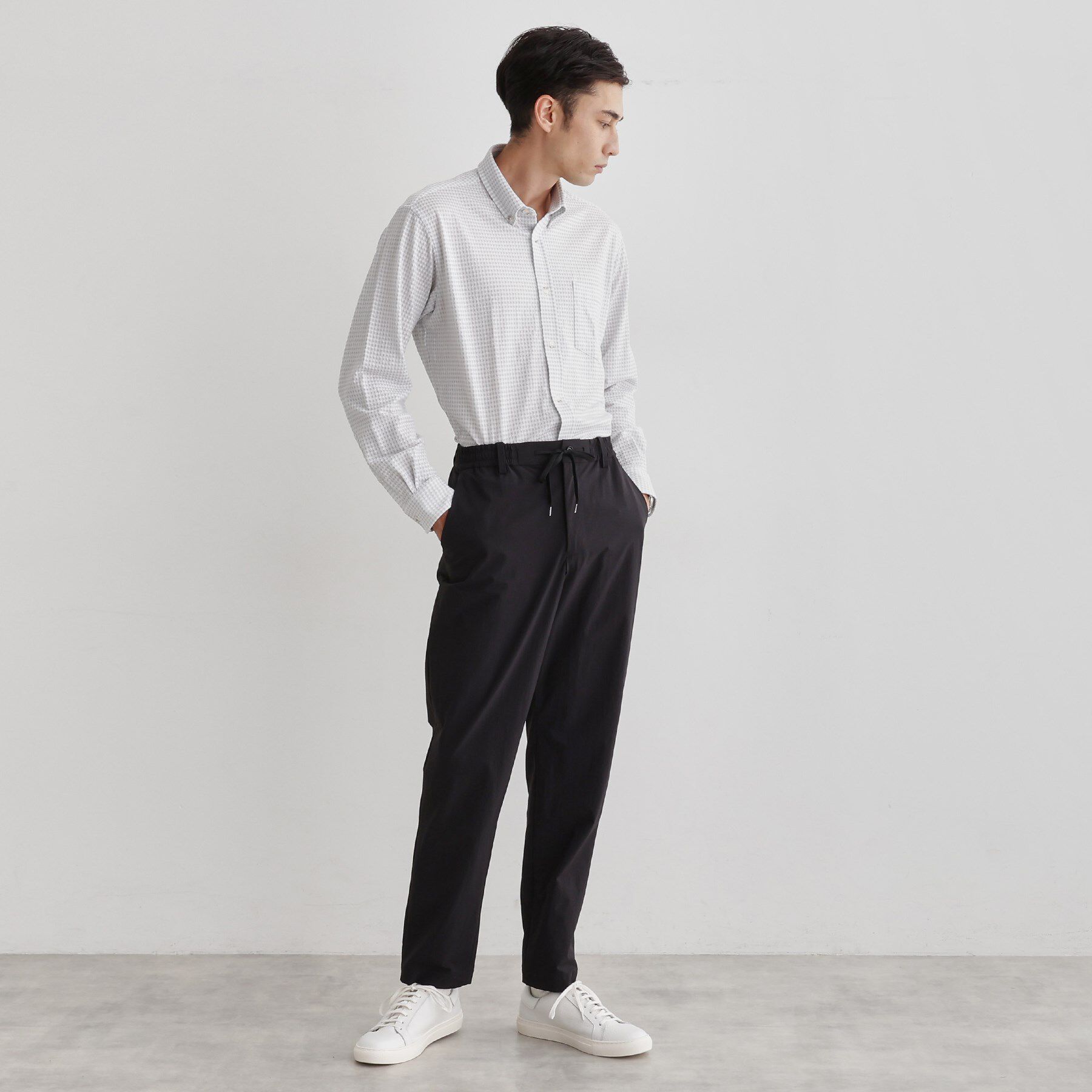 TAKEO KIKUCHI「【3Dナイロンストレッチ】スリムイージーパンツ」|その他|