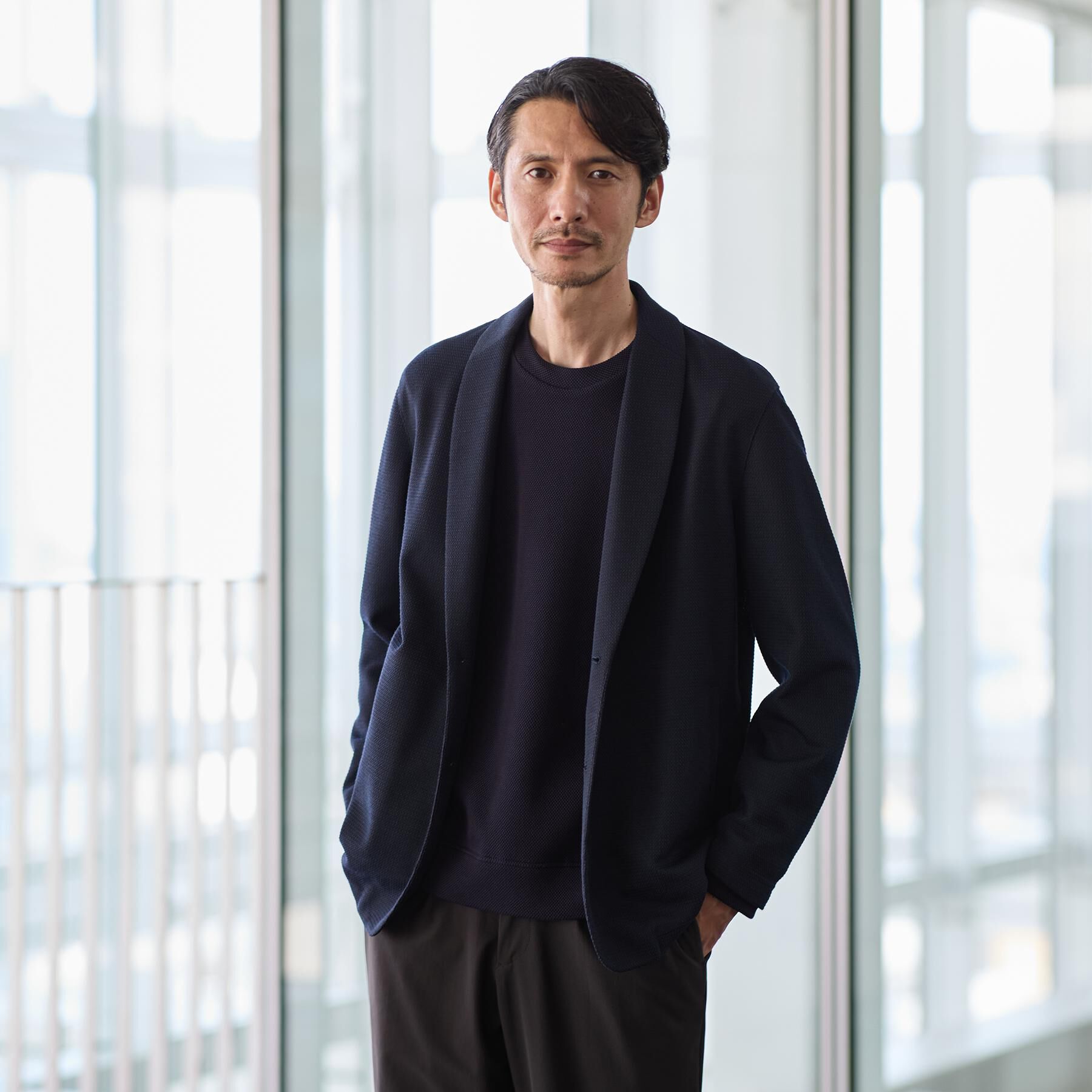 TAKEO KIKUCHI「【尾州織】ショールカラー カーディガン」|カーディガン|