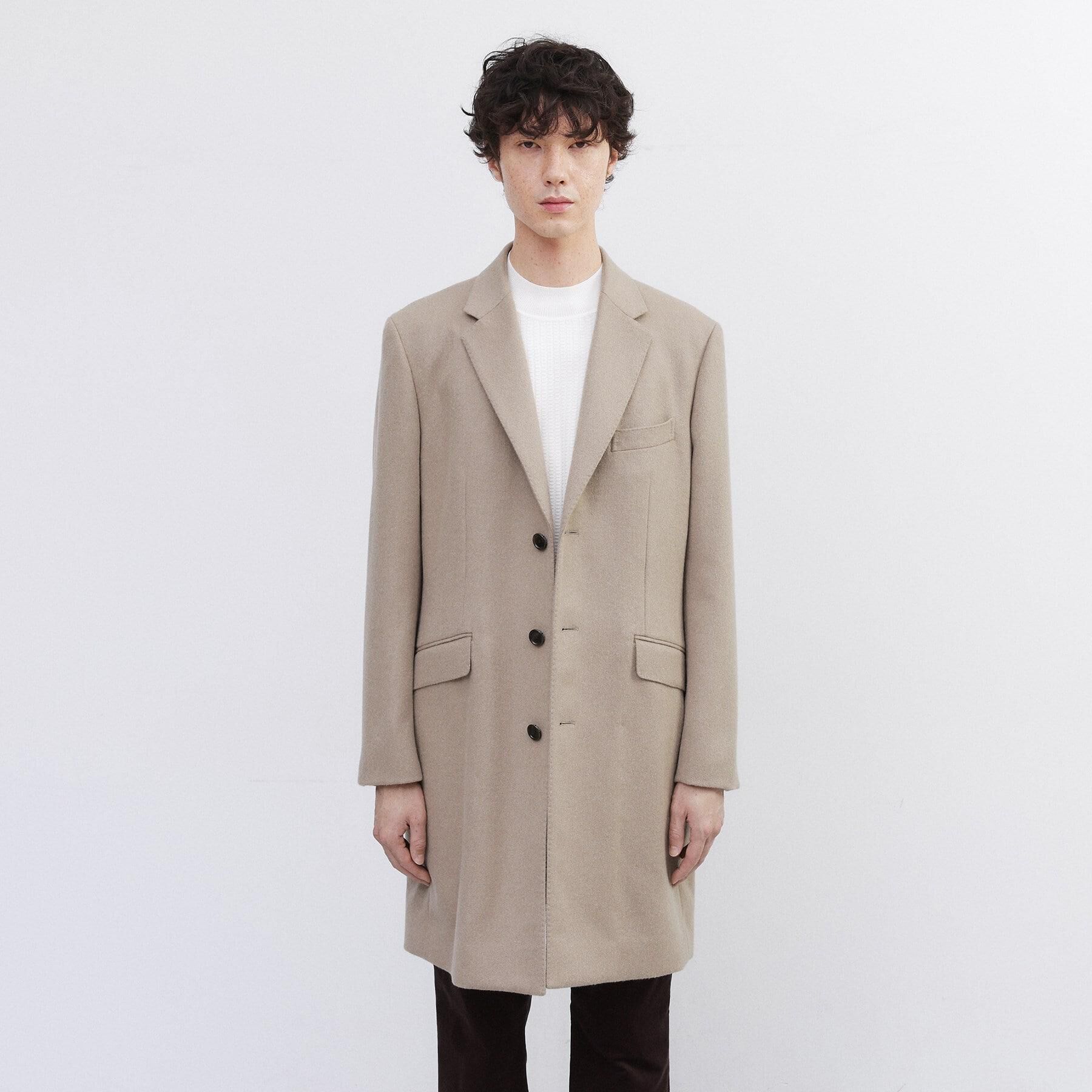 TAKEO KIKUCHI「カシミヤブレンド ビーバー調チェスターコート」|その他|