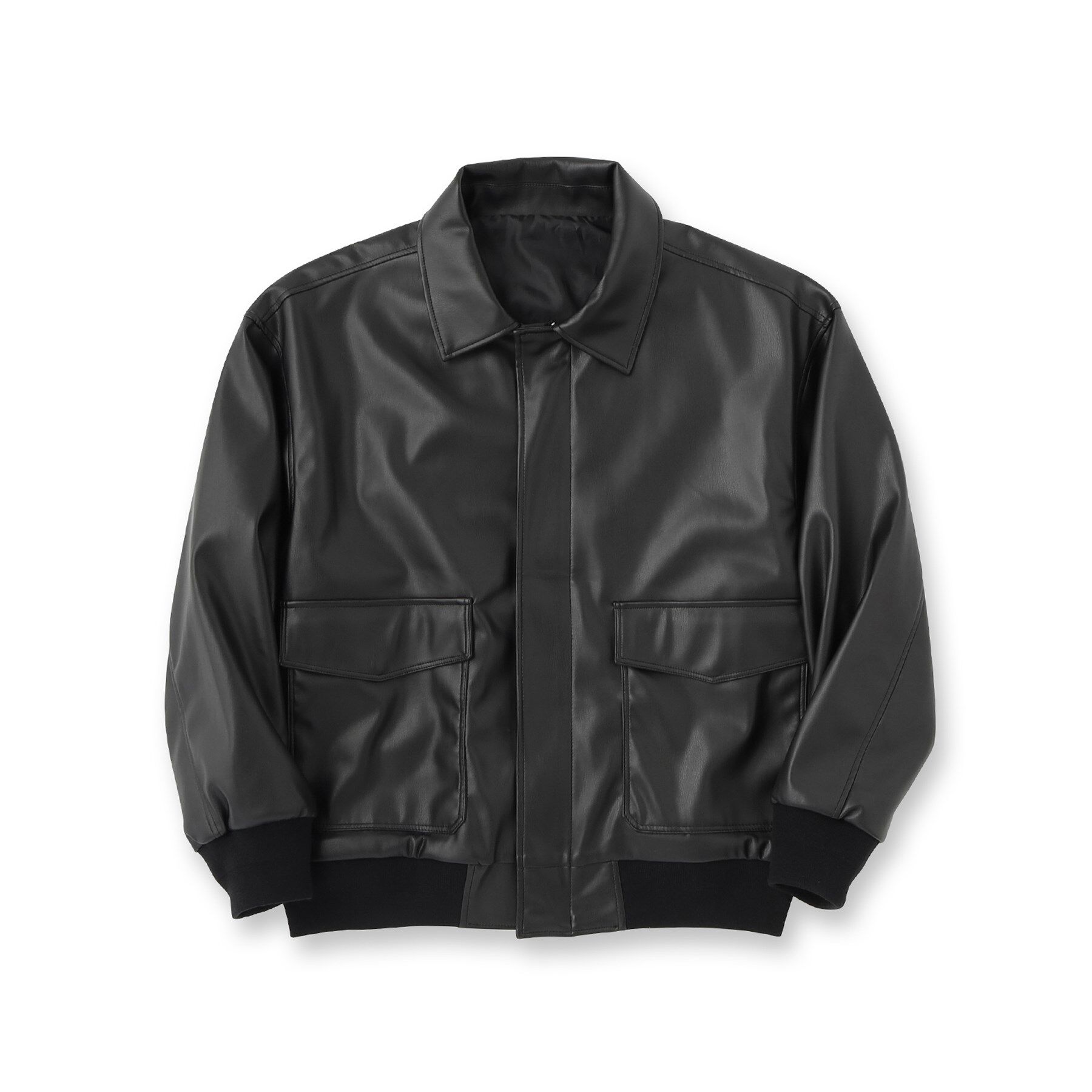 tk.TAKEO KIKUCHI「A－2シンセティックレザーブルゾン」|ブルゾン・スタジャン|