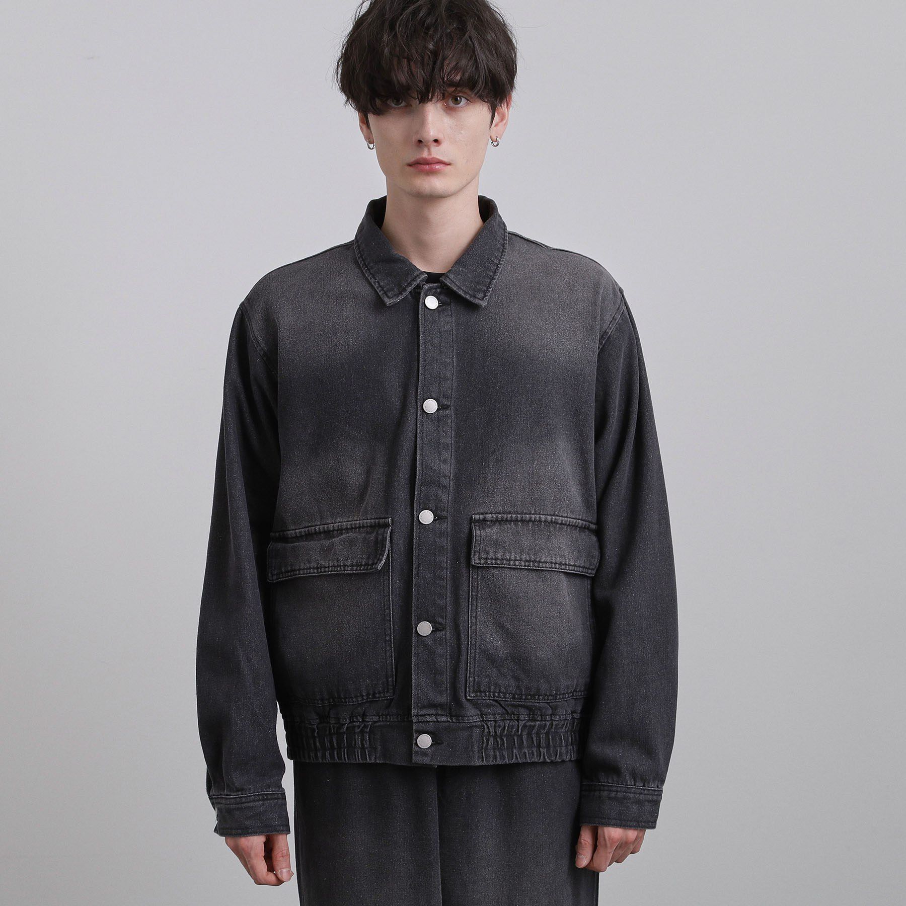 tk.TAKEO KIKUCHI「【上下2点セット】デニムブルゾン＋ワイドデニムパンツ」|スーツ|
