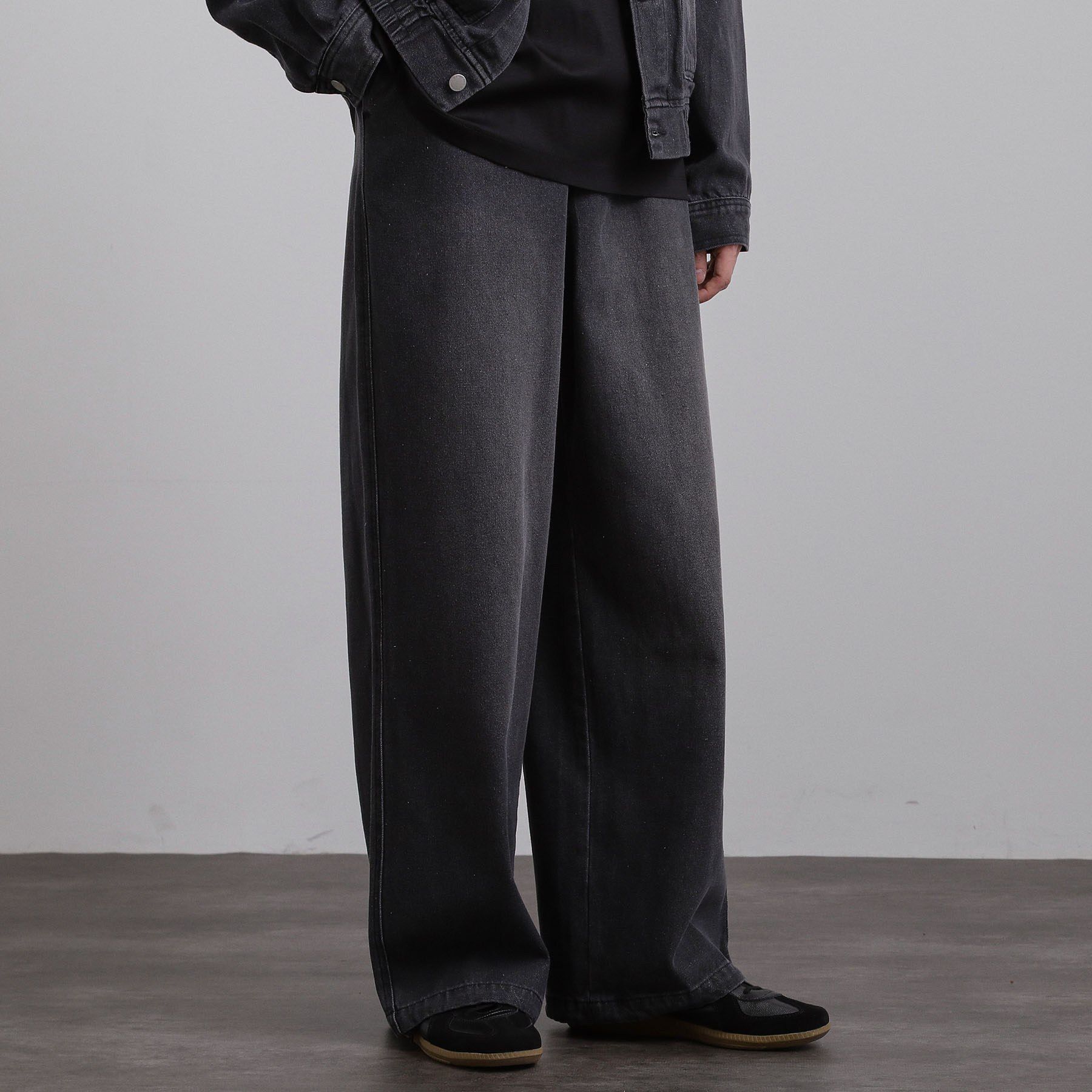 tk.TAKEO KIKUCHI「【上下2点セット】デニムブルゾン＋ワイドデニムパンツ」|スーツ|