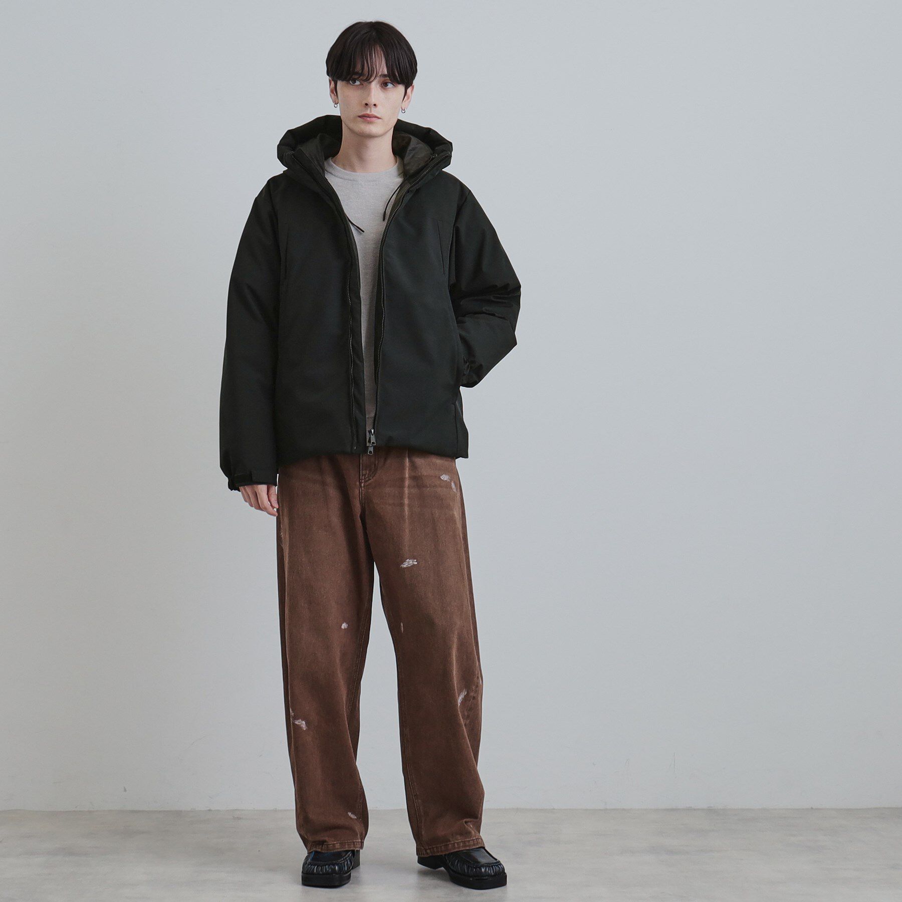 tk.TAKEO KIKUCHI「【撥水】フーデットインシュレーションブルゾン」|ブルゾン・スタジャン|