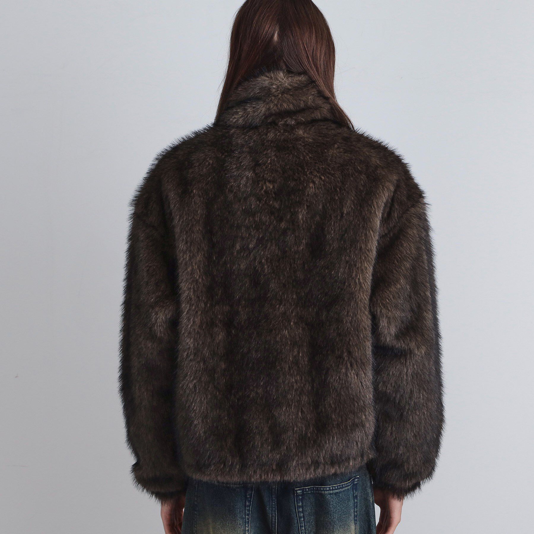 tk.TAKEO KIKUCHI「ミックスフェイクファーブルゾン」|ブルゾン・スタジャン|