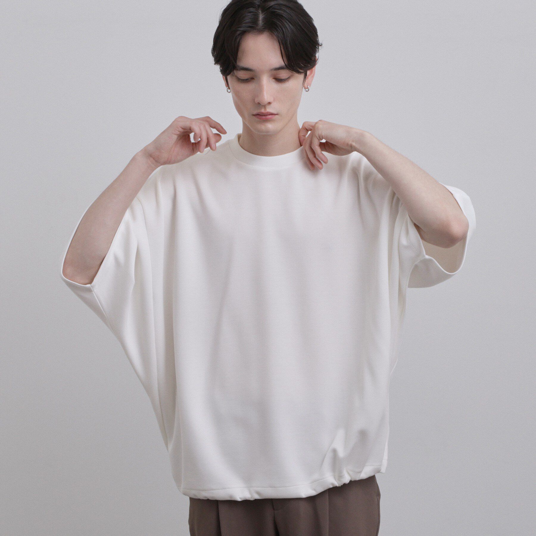 tk.TAKEO KIKUCHI「【昨年売上NO.1】マシュマロドルマンカットソー/柔らか/ふわふわタッチ」|Tシャツ・カットソー|