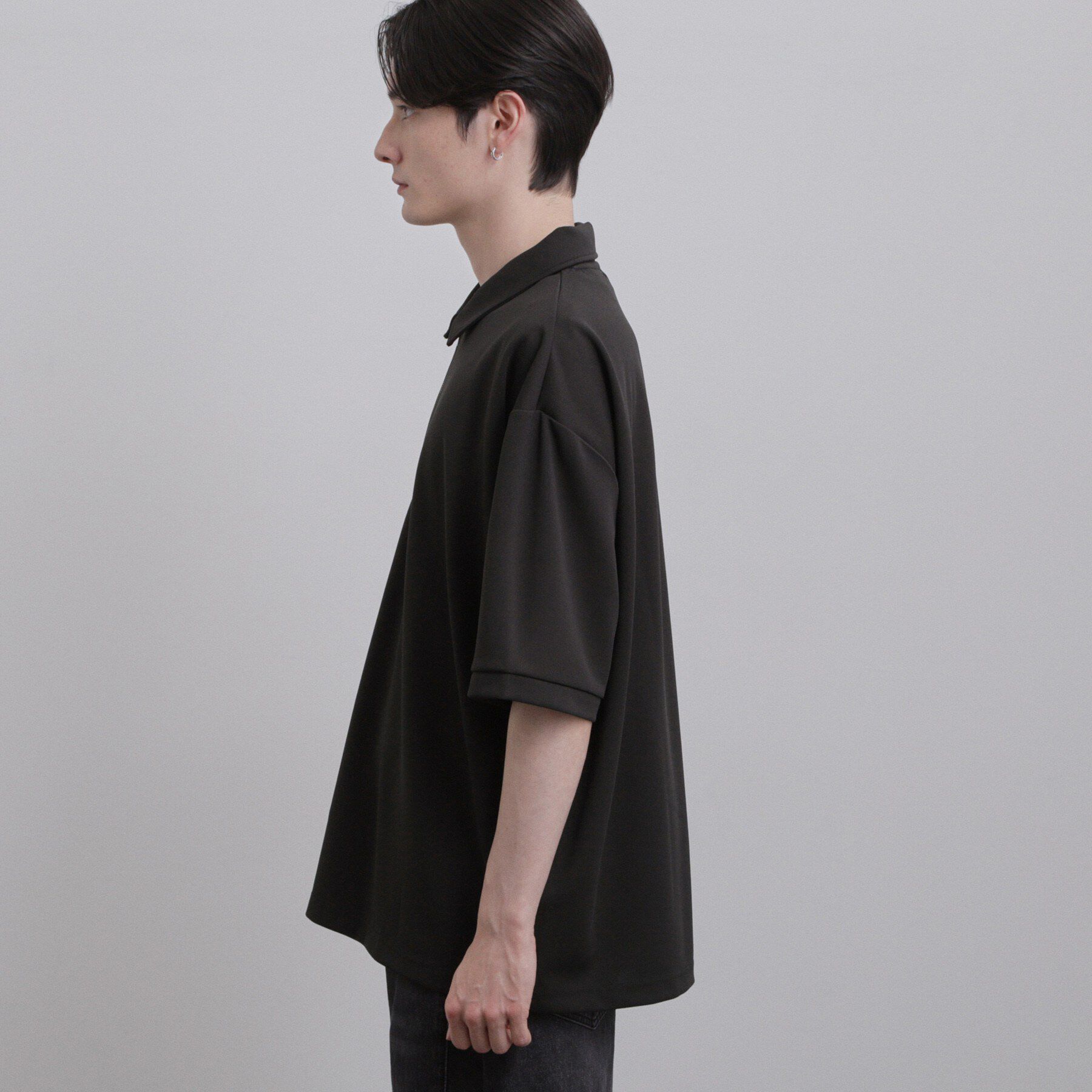 tk.TAKEO KIKUCHI「ジョーゼットハーフジップポロカットソー」|Tシャツ・カットソー|