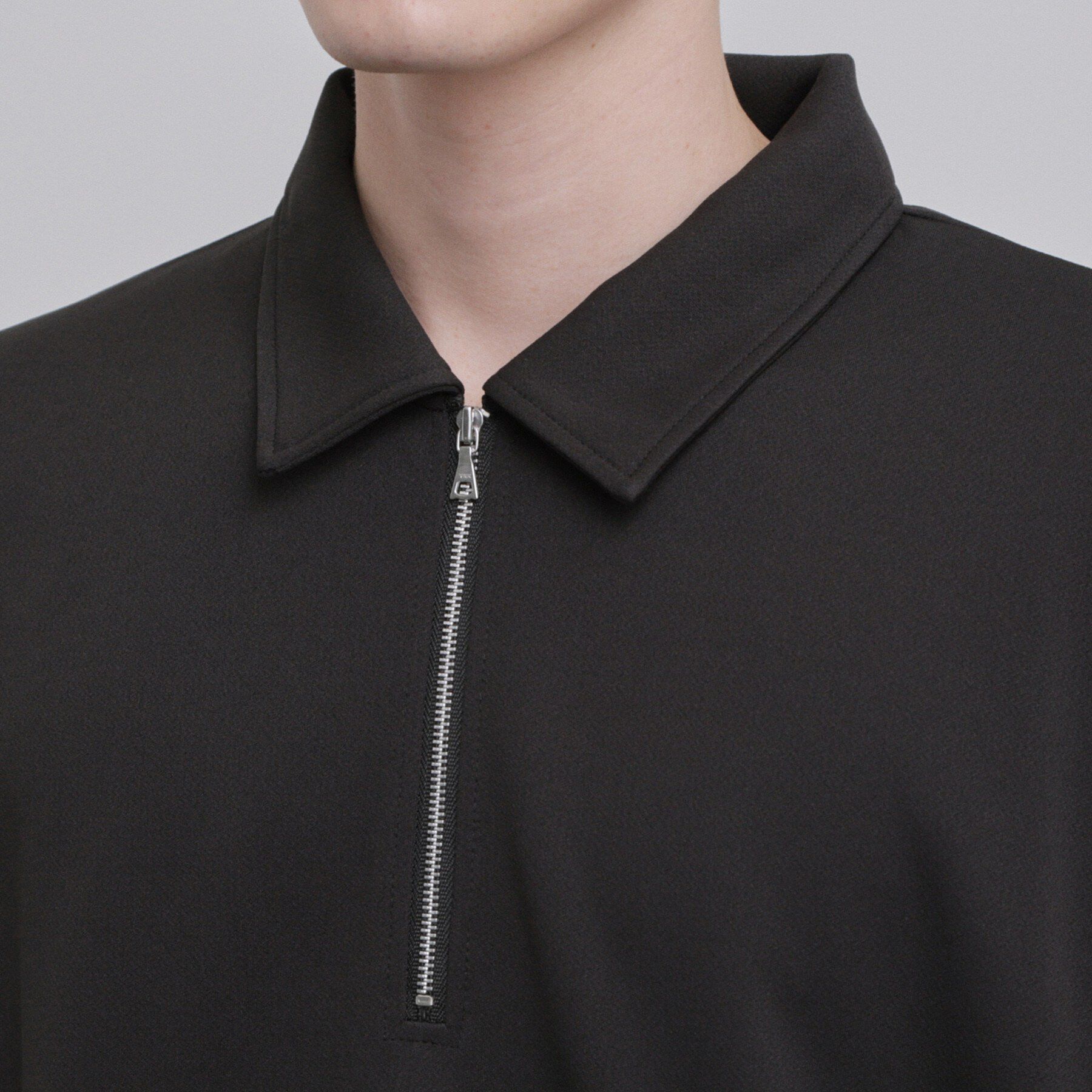 tk.TAKEO KIKUCHI「ジョーゼットハーフジップポロカットソー」|Tシャツ・カットソー|