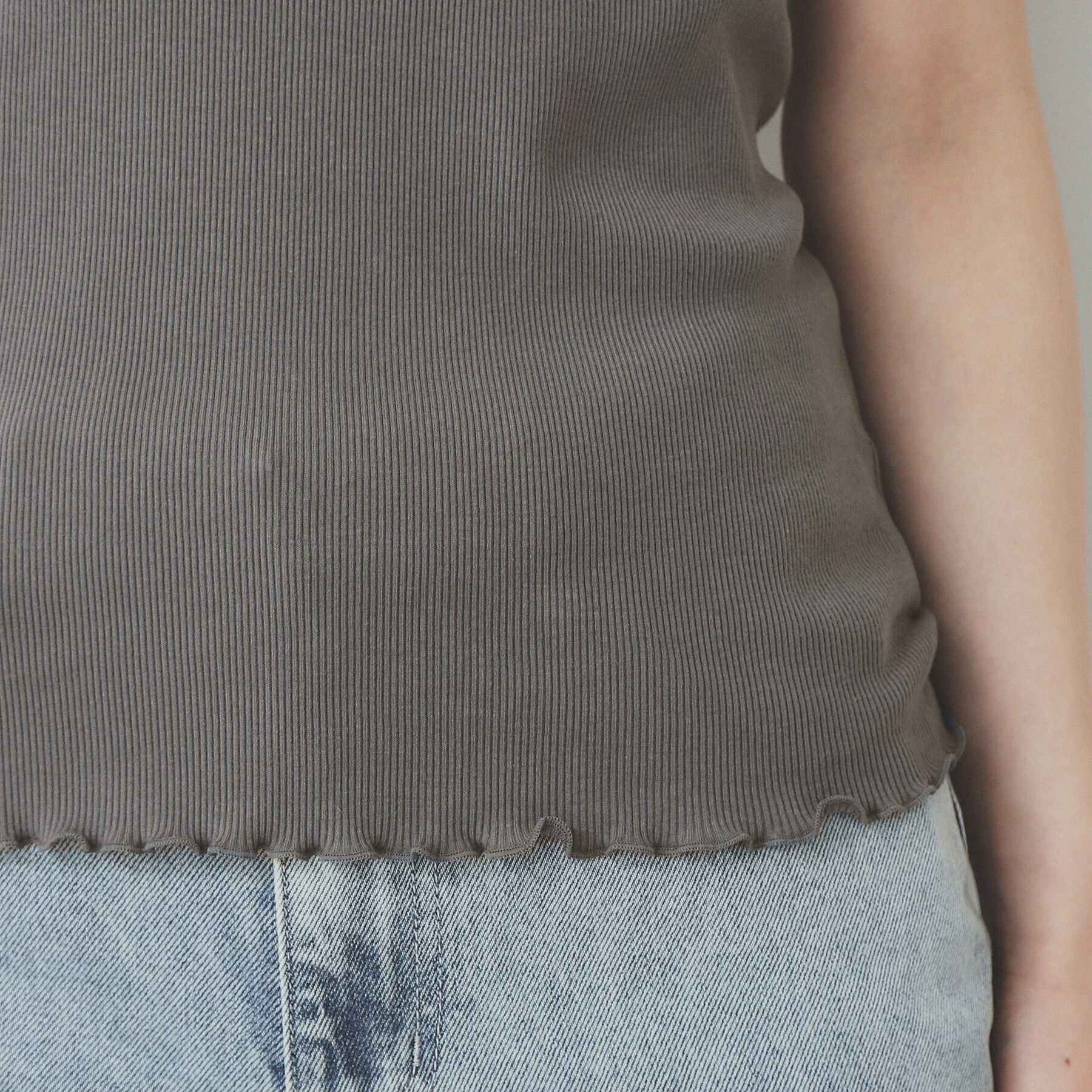 index「前後2WAY サテンパイピングリブタンクトップ【洗濯機洗い可】」|キャミソール|