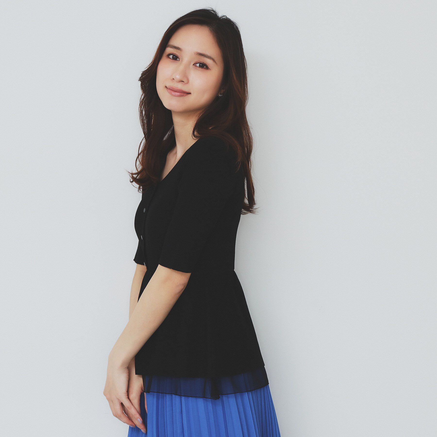 index「シアーレイヤードペプラムニット【洗濯機洗い可】」|ニット・セーター|